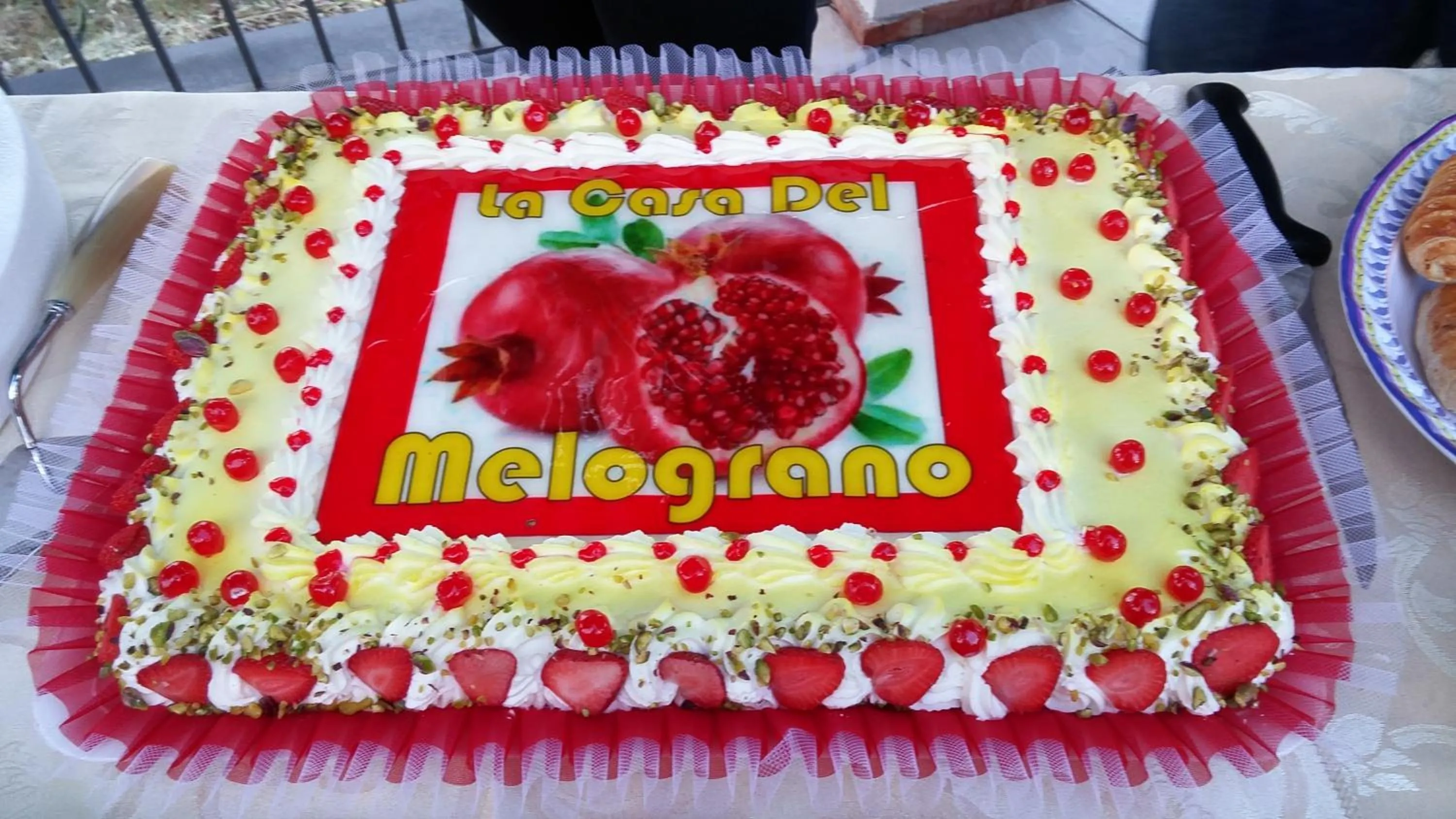 Food in La Casa del Melograno