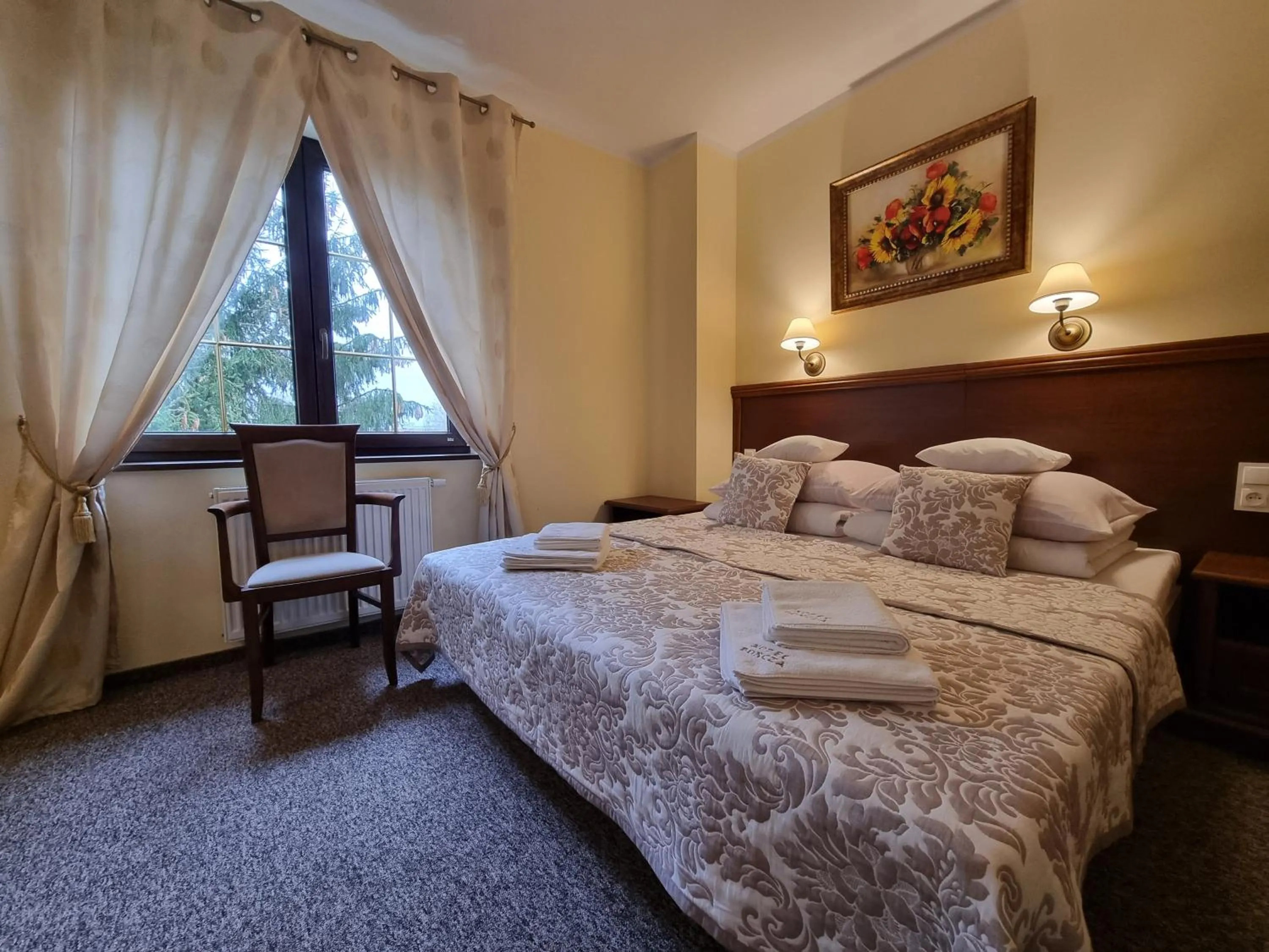 Bed in Hotel Bończa