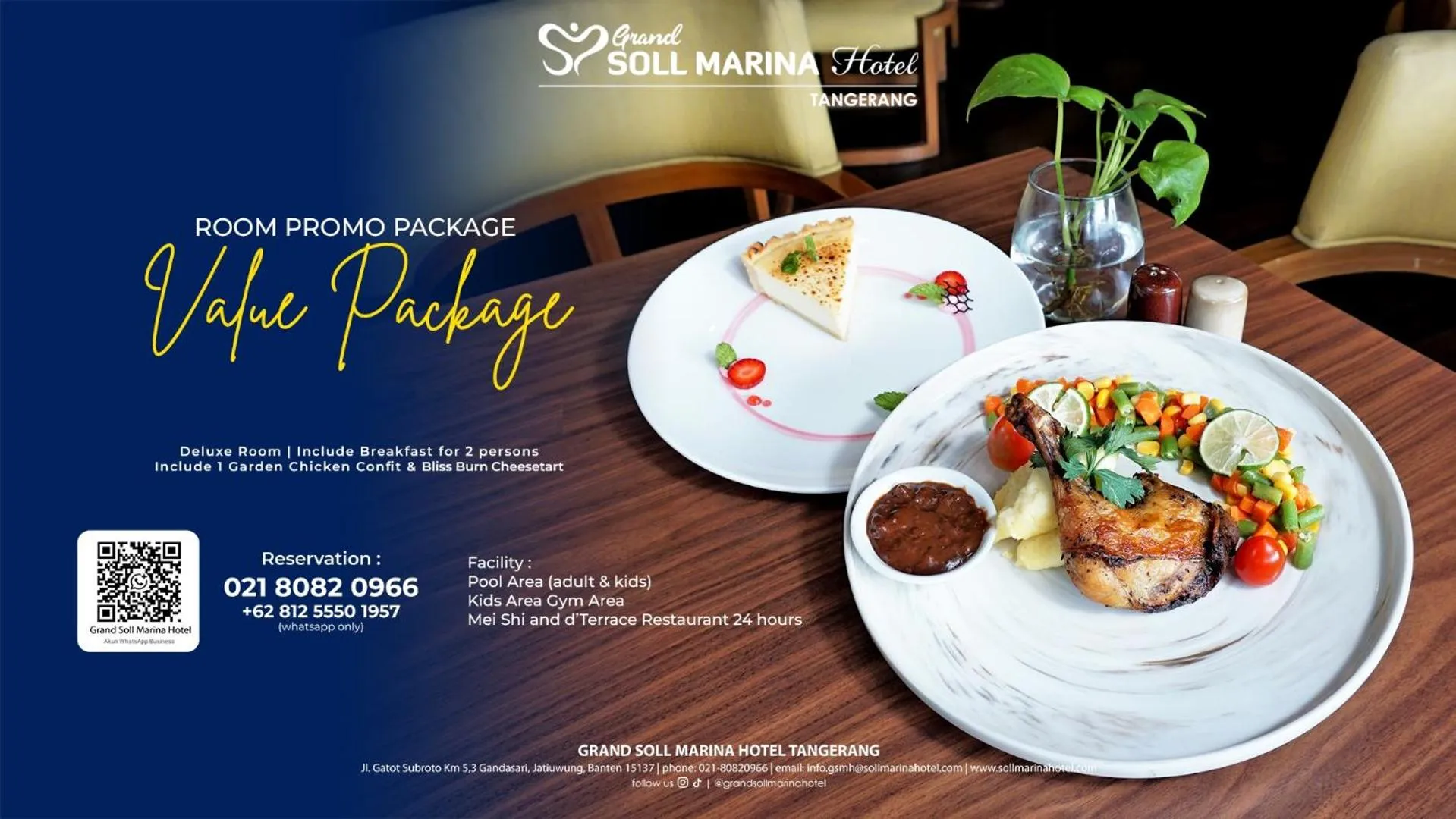 Dinner in Grand Soll Marina Hotel