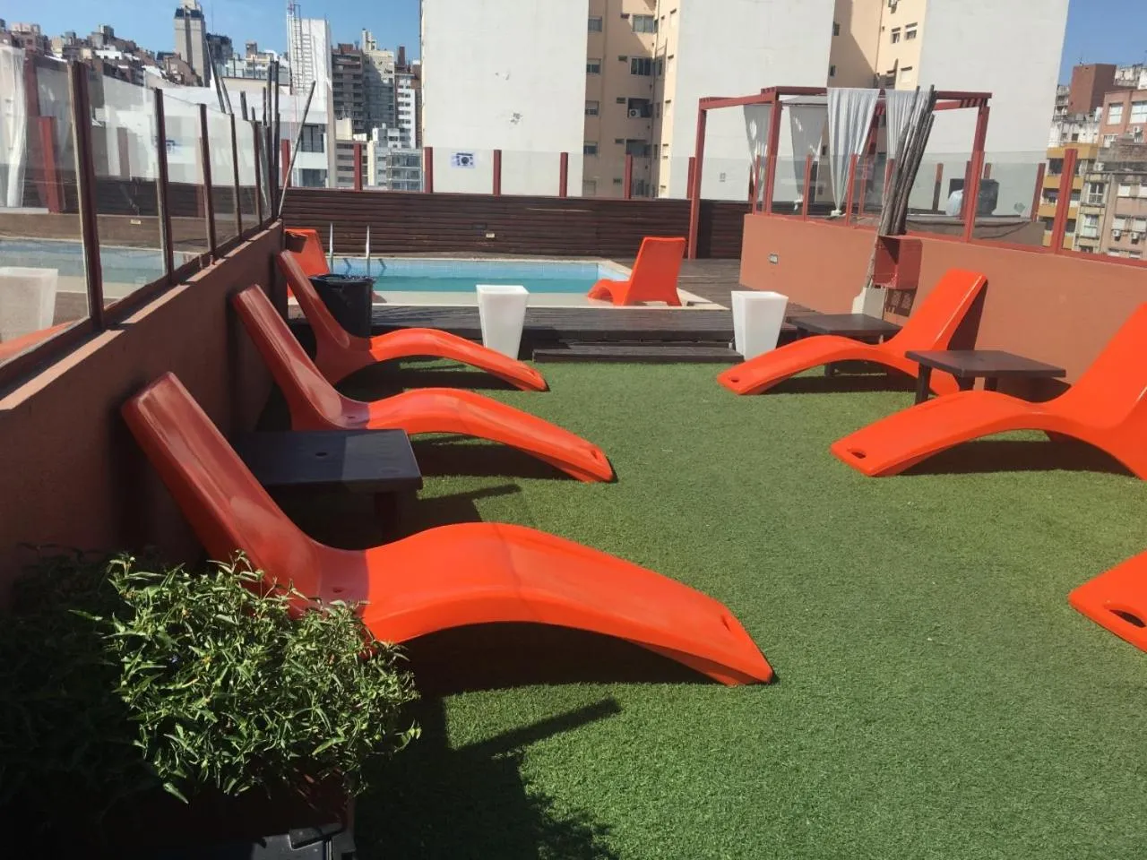 Patio in Del Fundador