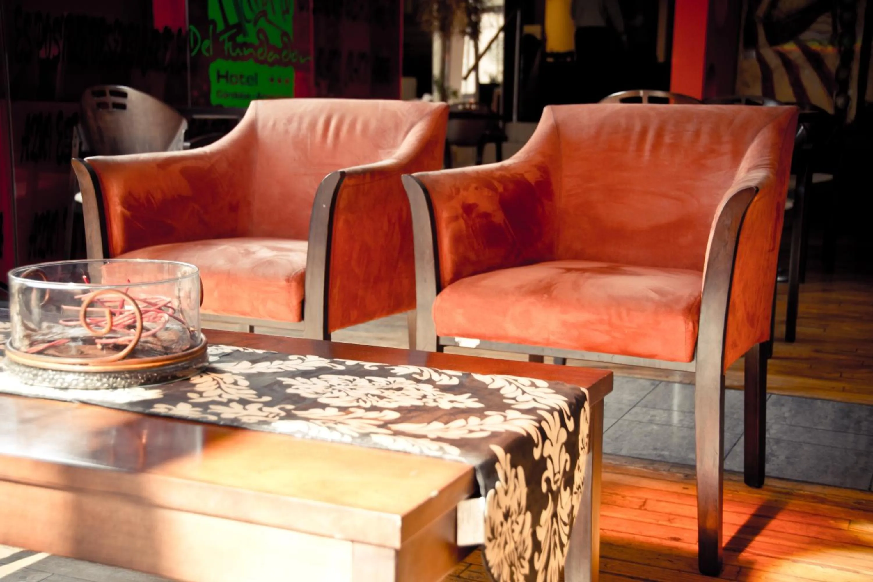 Seating area in Del Fundador