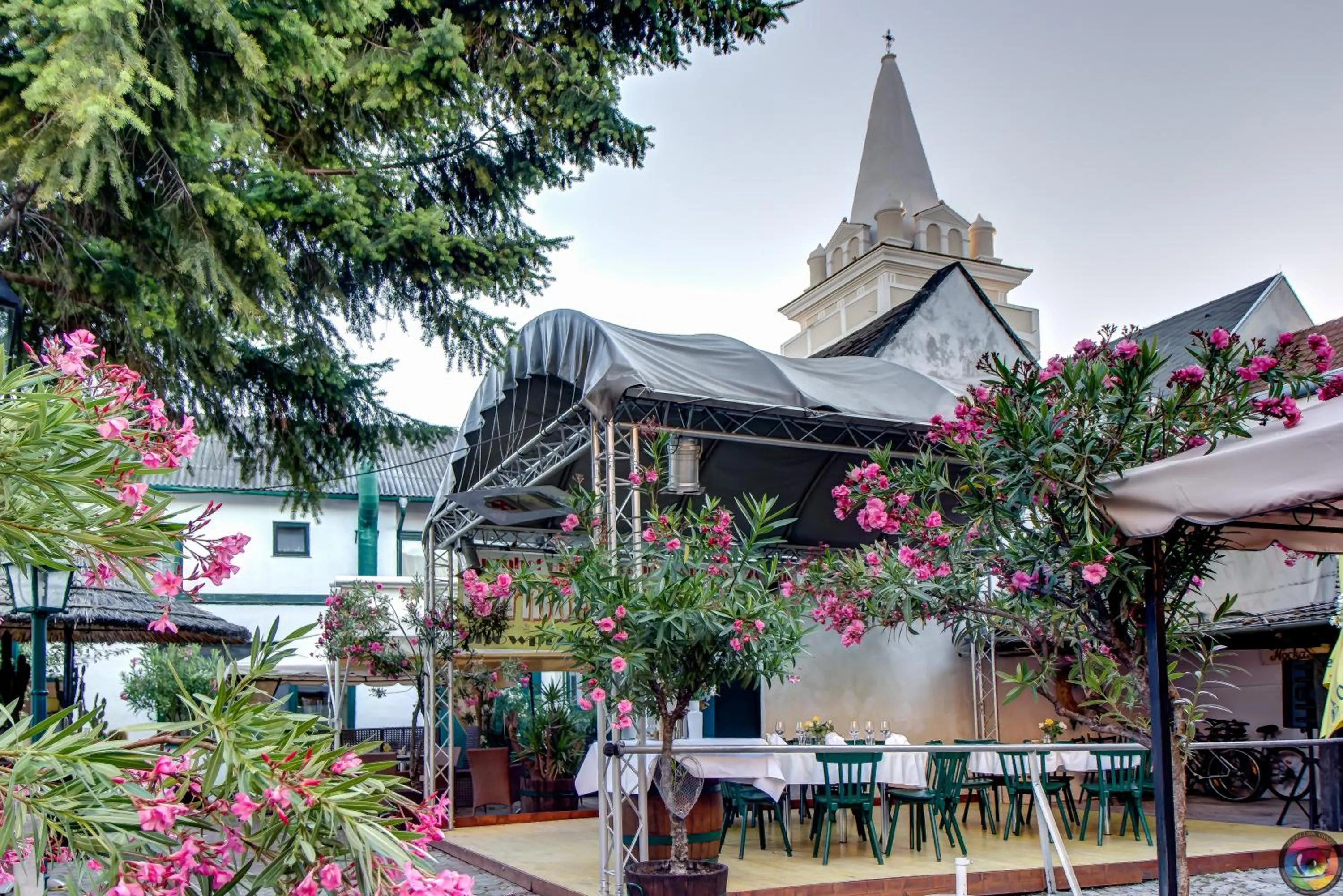 Balcony/Terrace in Turmhof Breitenbrunn