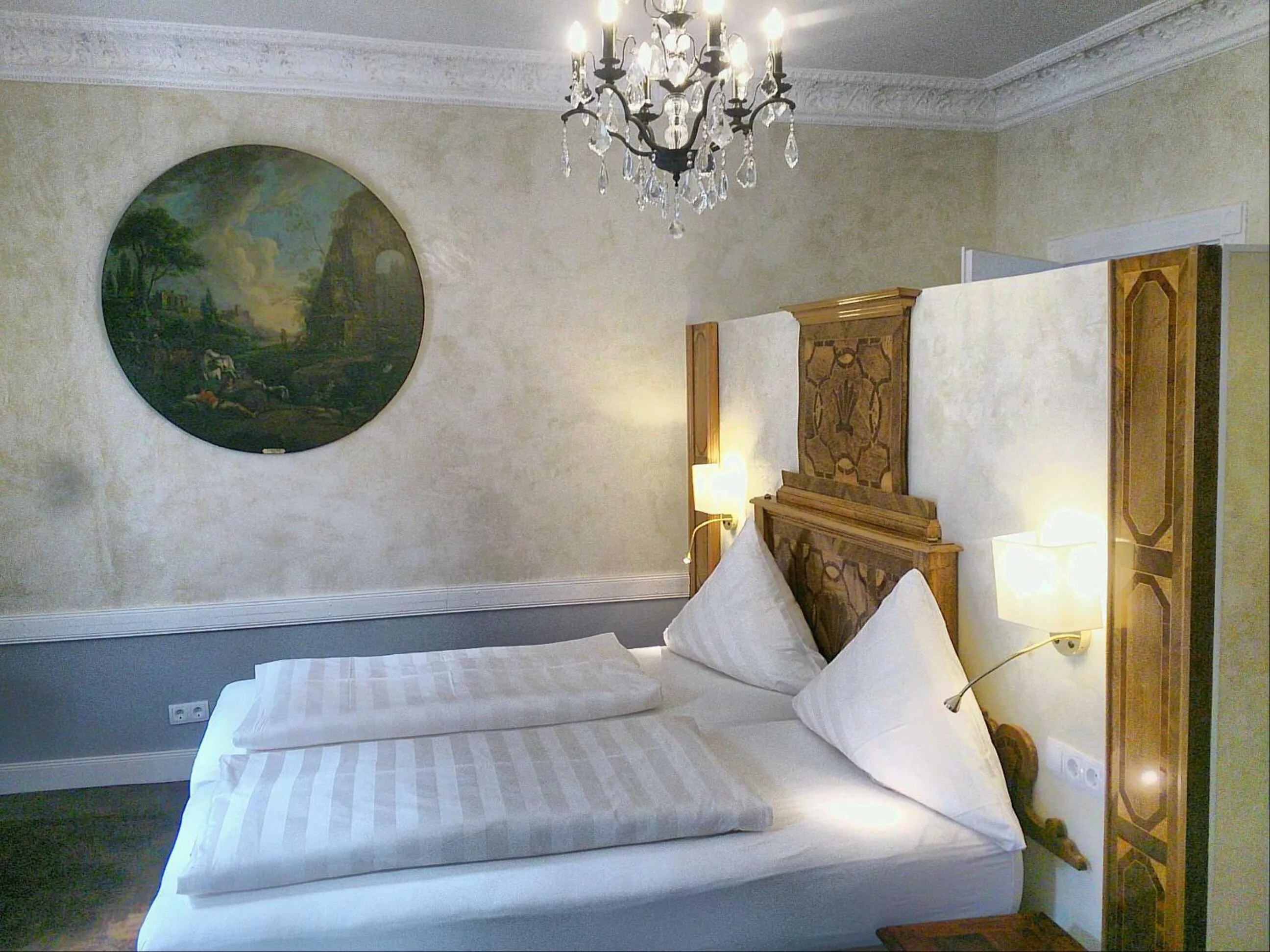 Bed in Der Platengarten