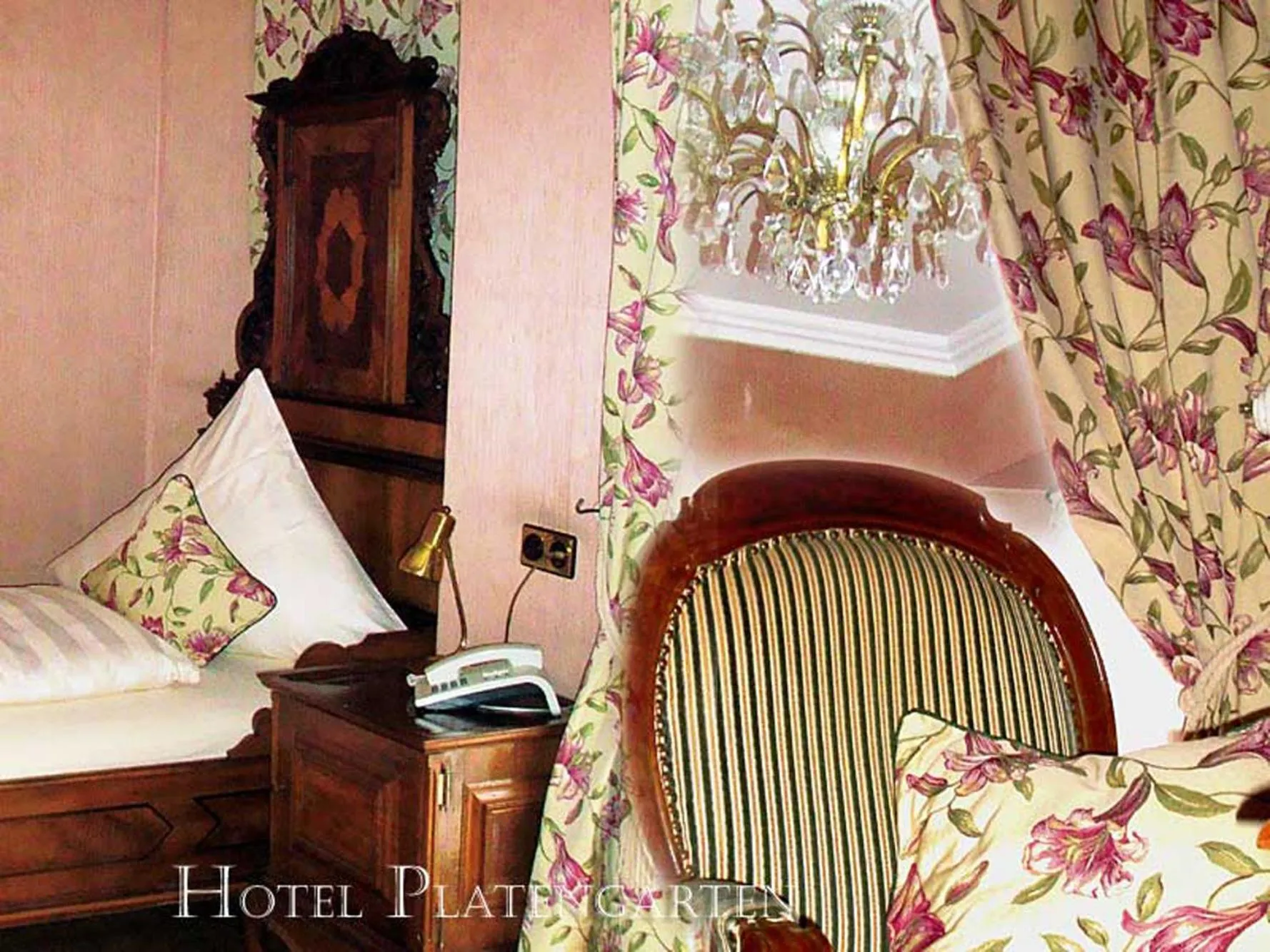 Bed in Der Platengarten