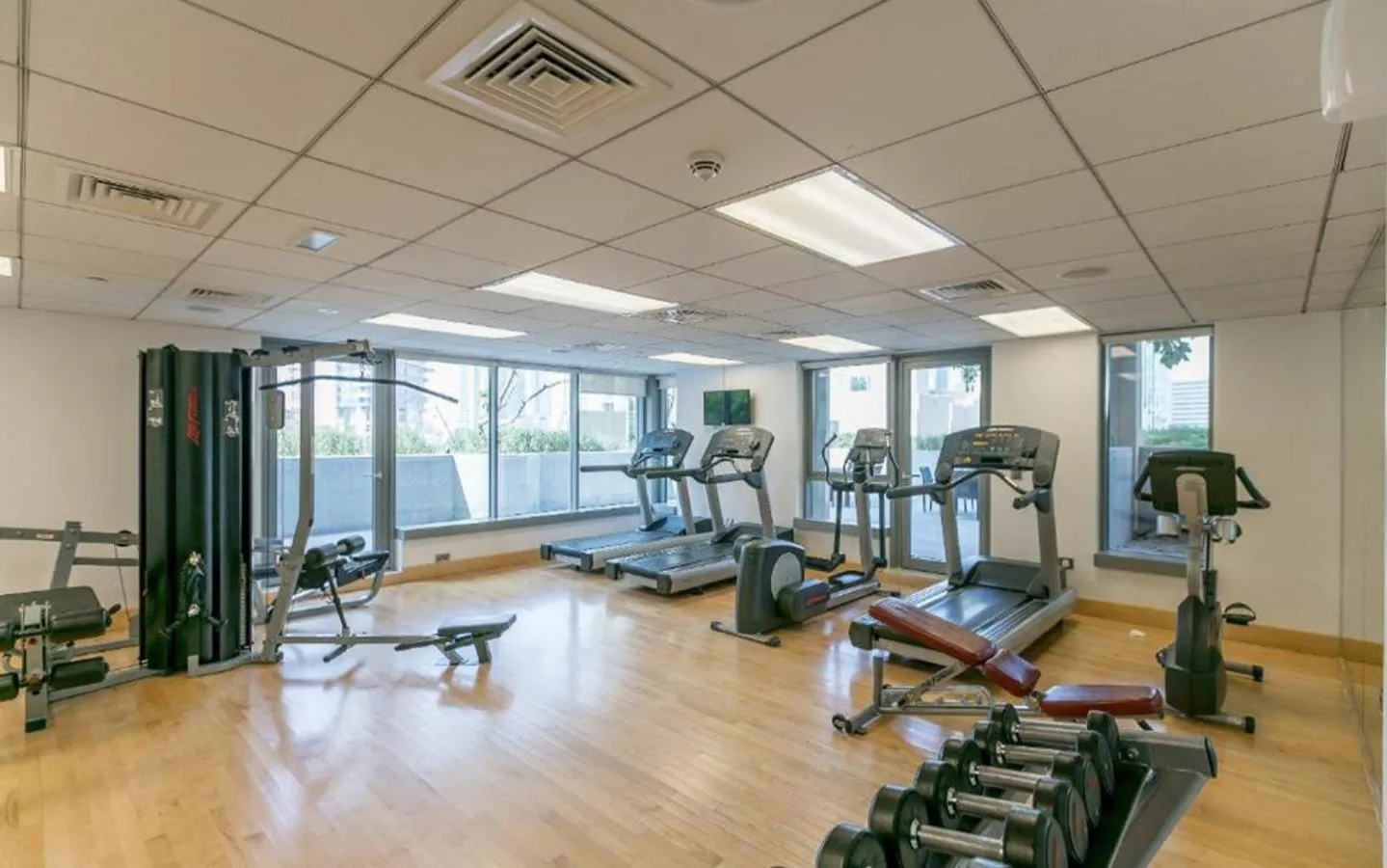 Fitness centre/facilities in Dream Inn - Apartment with Private Terrace, 29 Boulevard Downtown