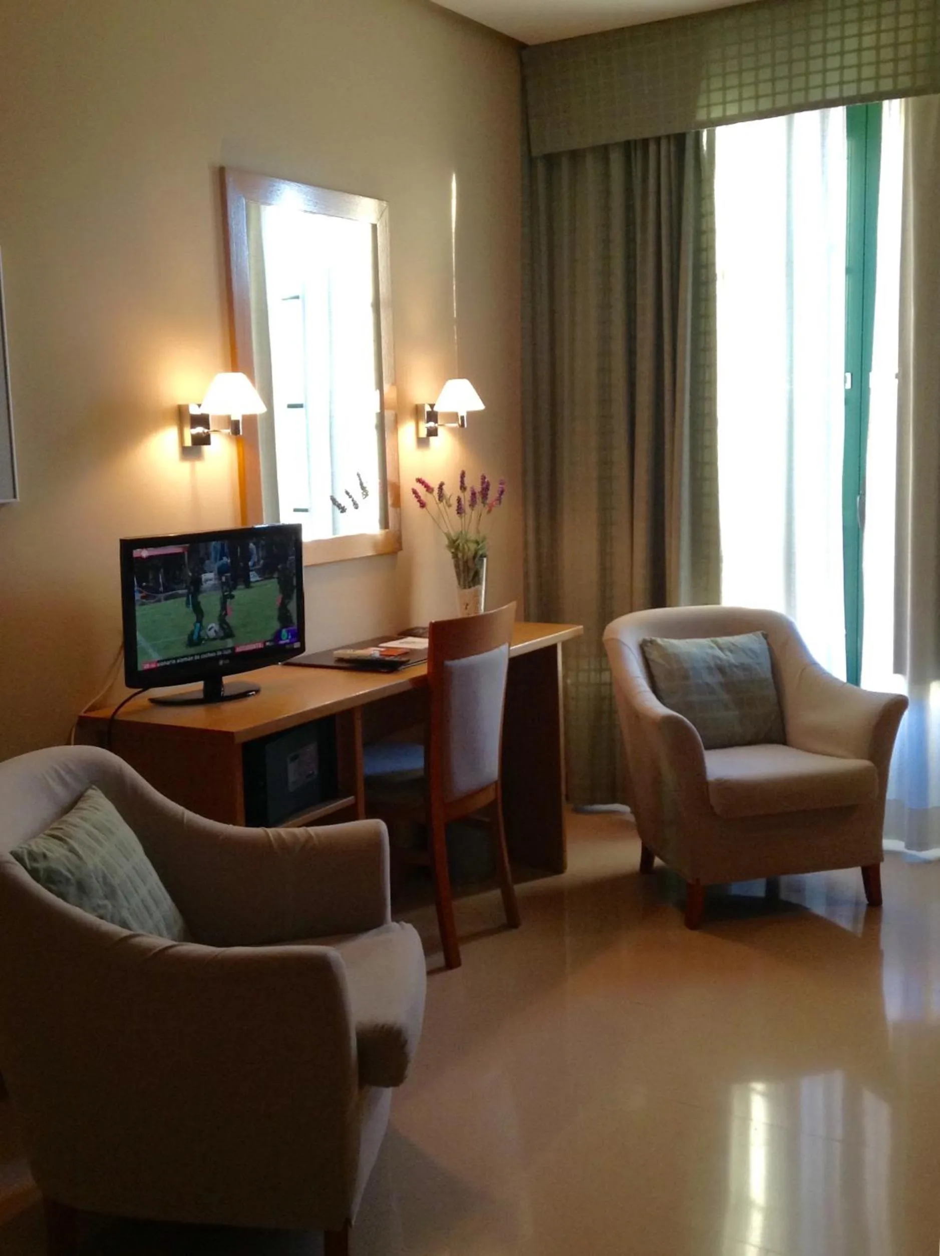 Seating area in Hotel Central