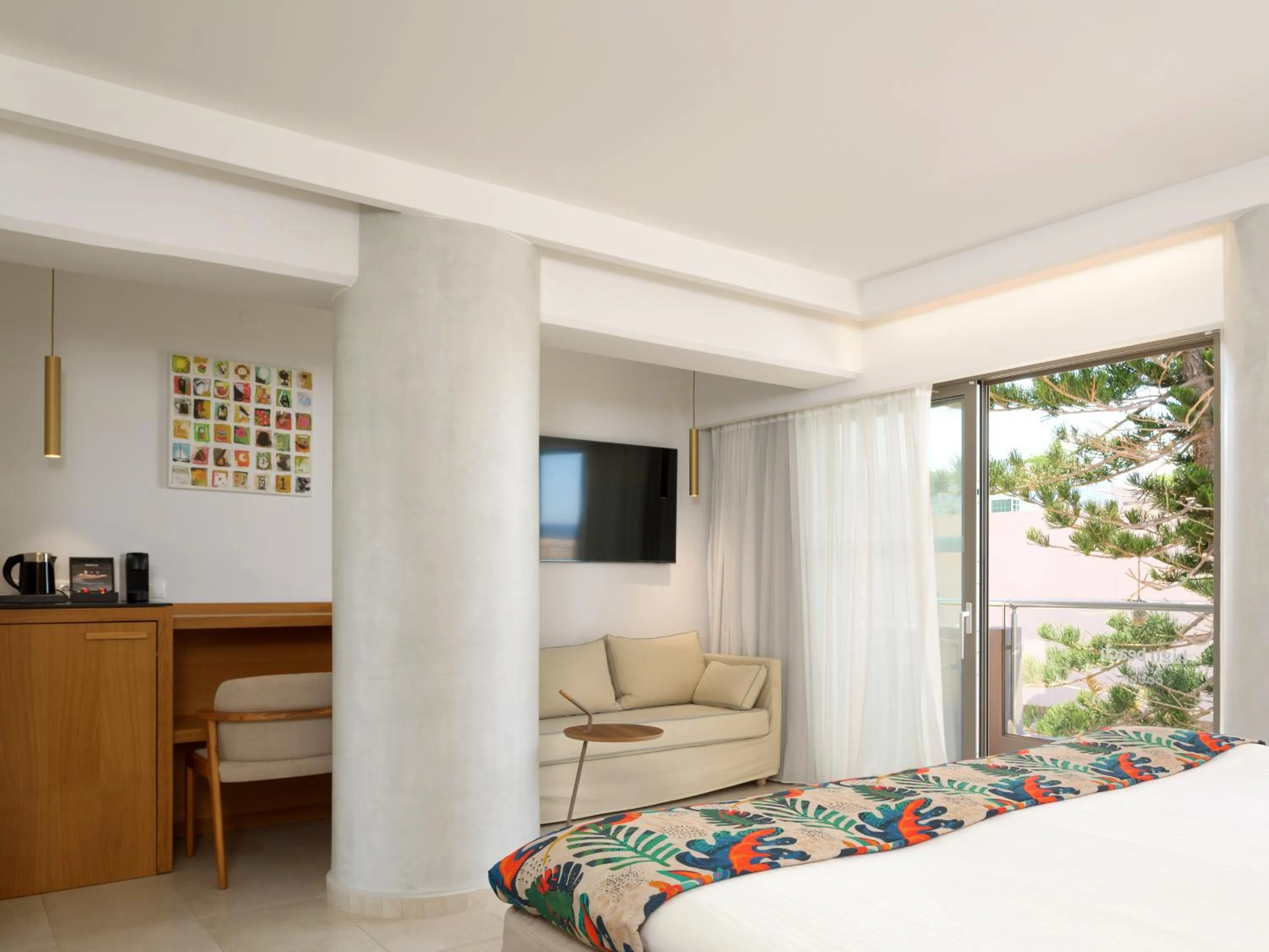 Bed in High Beach Resort