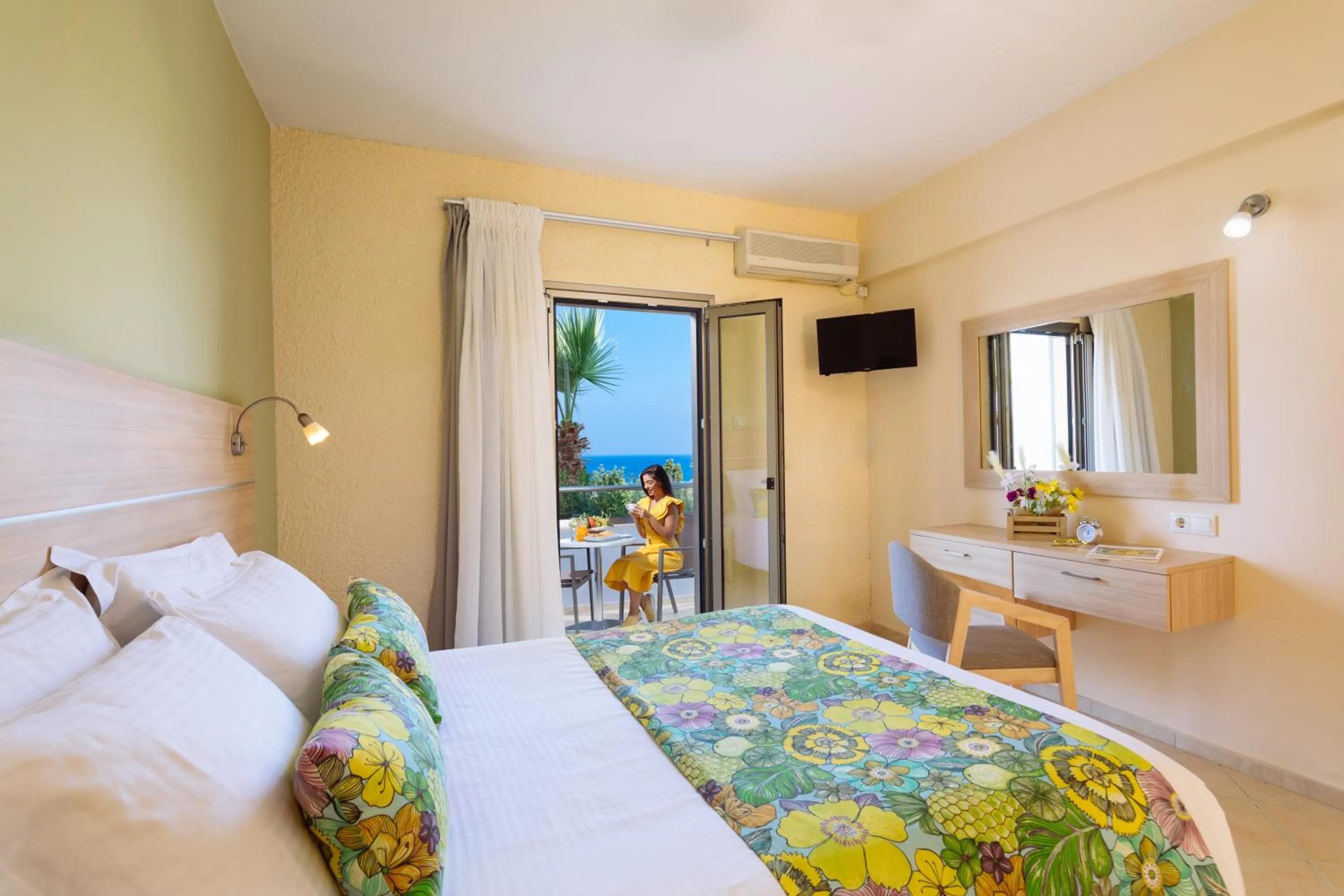 Bed in Oasis Scaleta Hotel