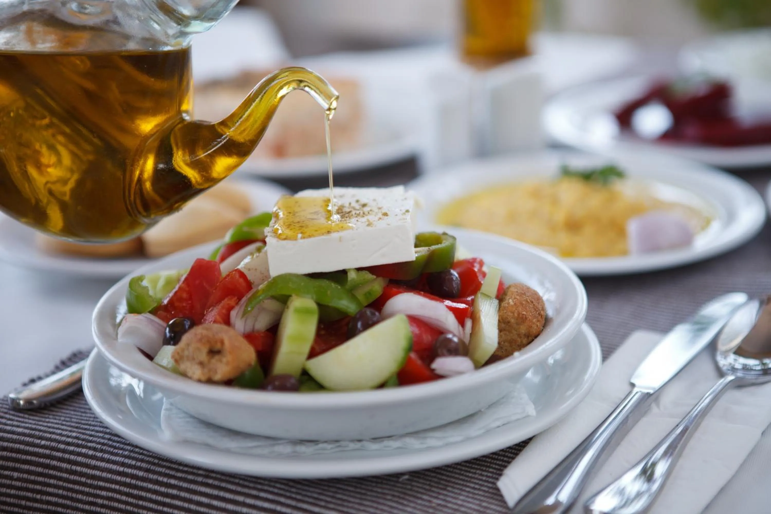 Food close-up in Oasis Scaleta Hotel