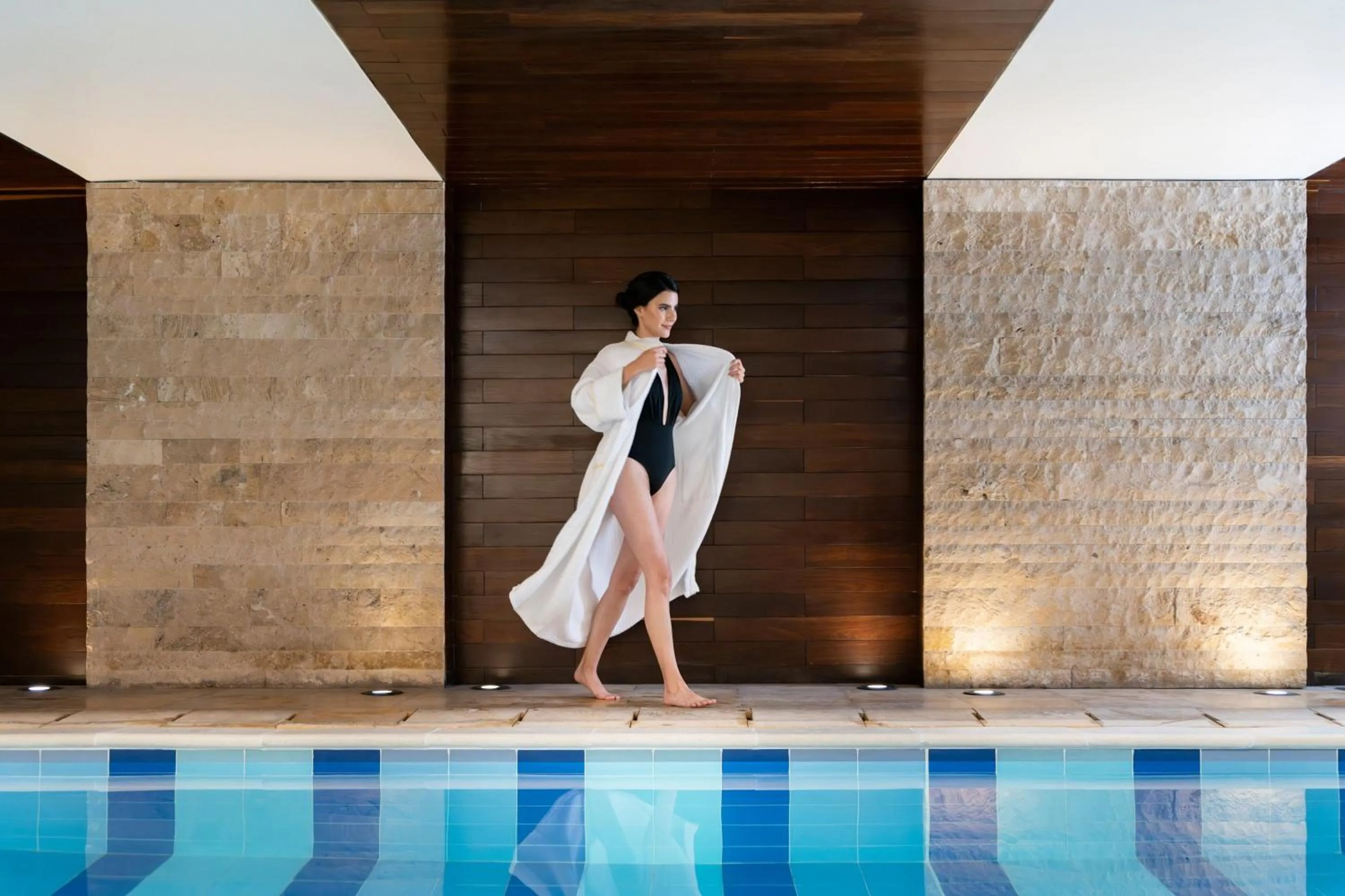 Swimming pool in Bogotá Marriott Hotel