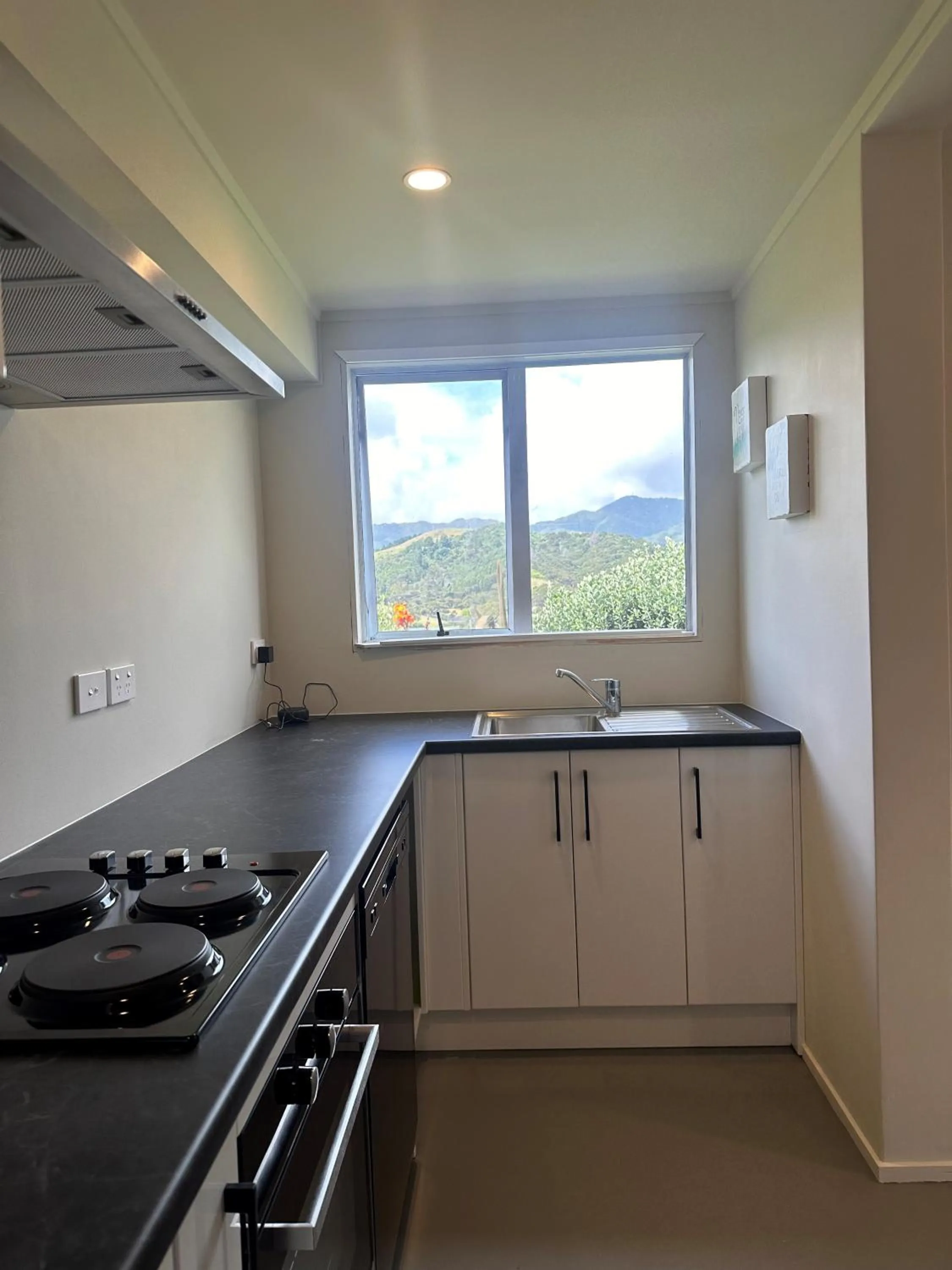 Kitchen or kitchenette in Coromandel Seaview Motel