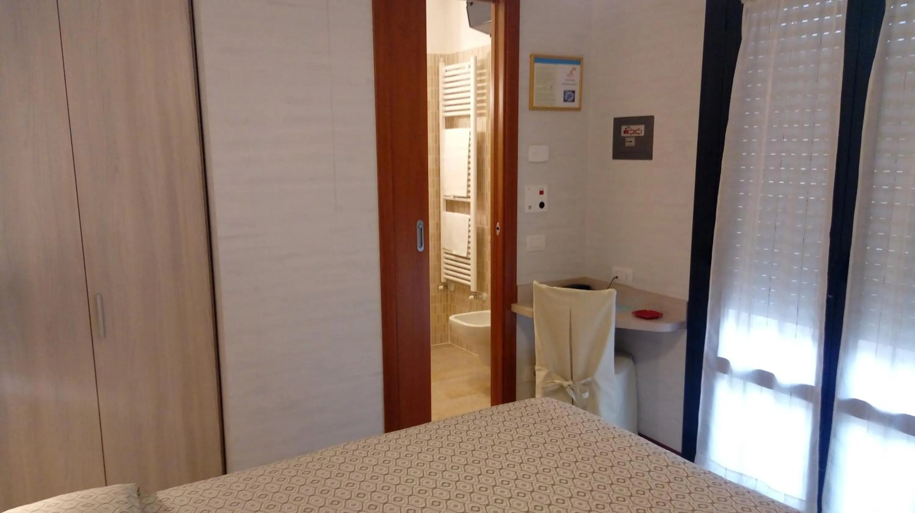 Bed in Hotel Fiordaliso