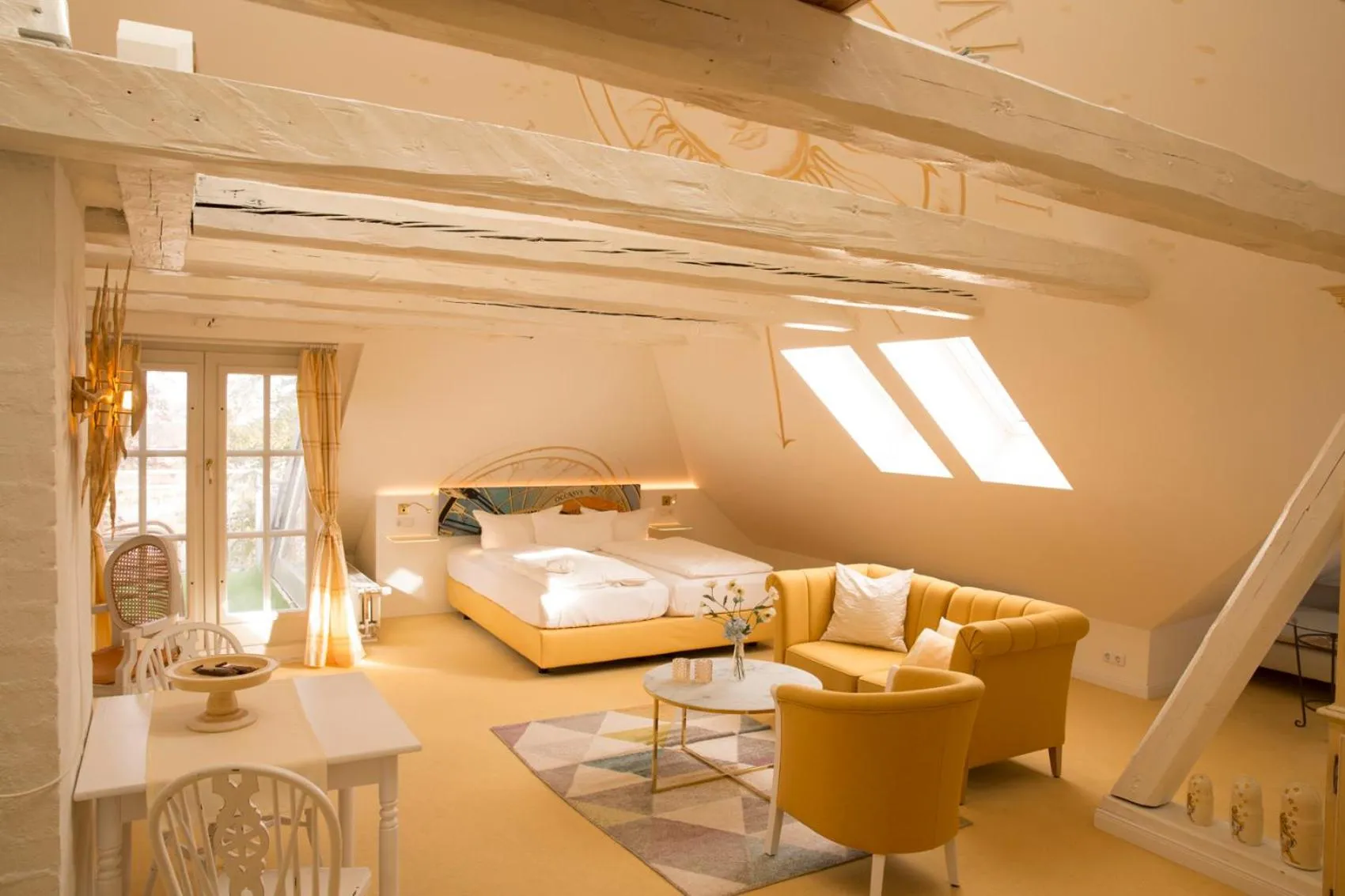 Balcony/Terrace, Bed in Lübecker Krönchen