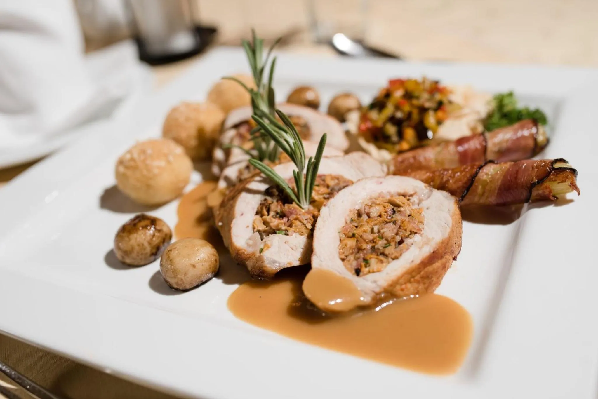 Food close-up in Felsners Hotel & Restaurant