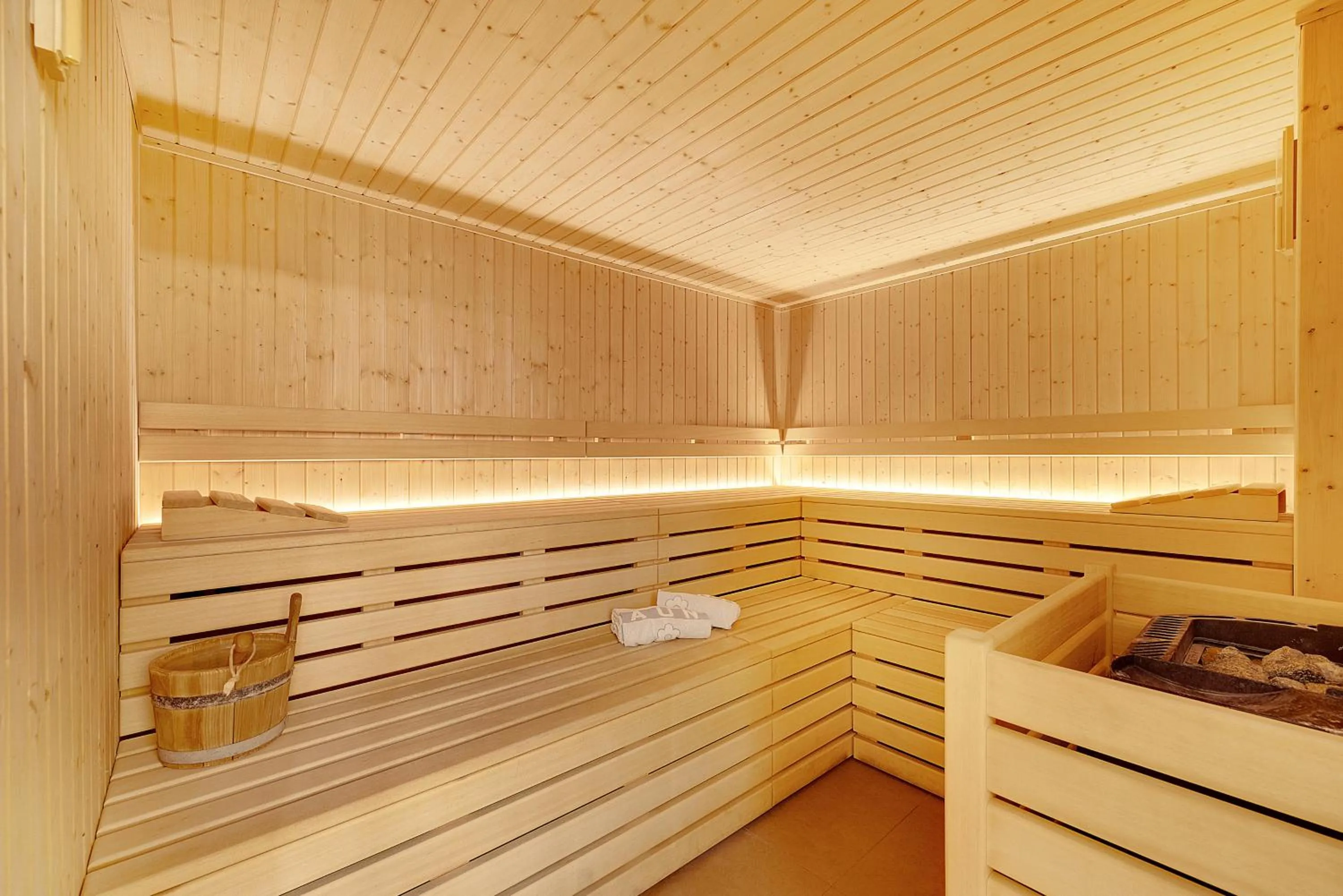 Sauna in Aparthotel Majestic