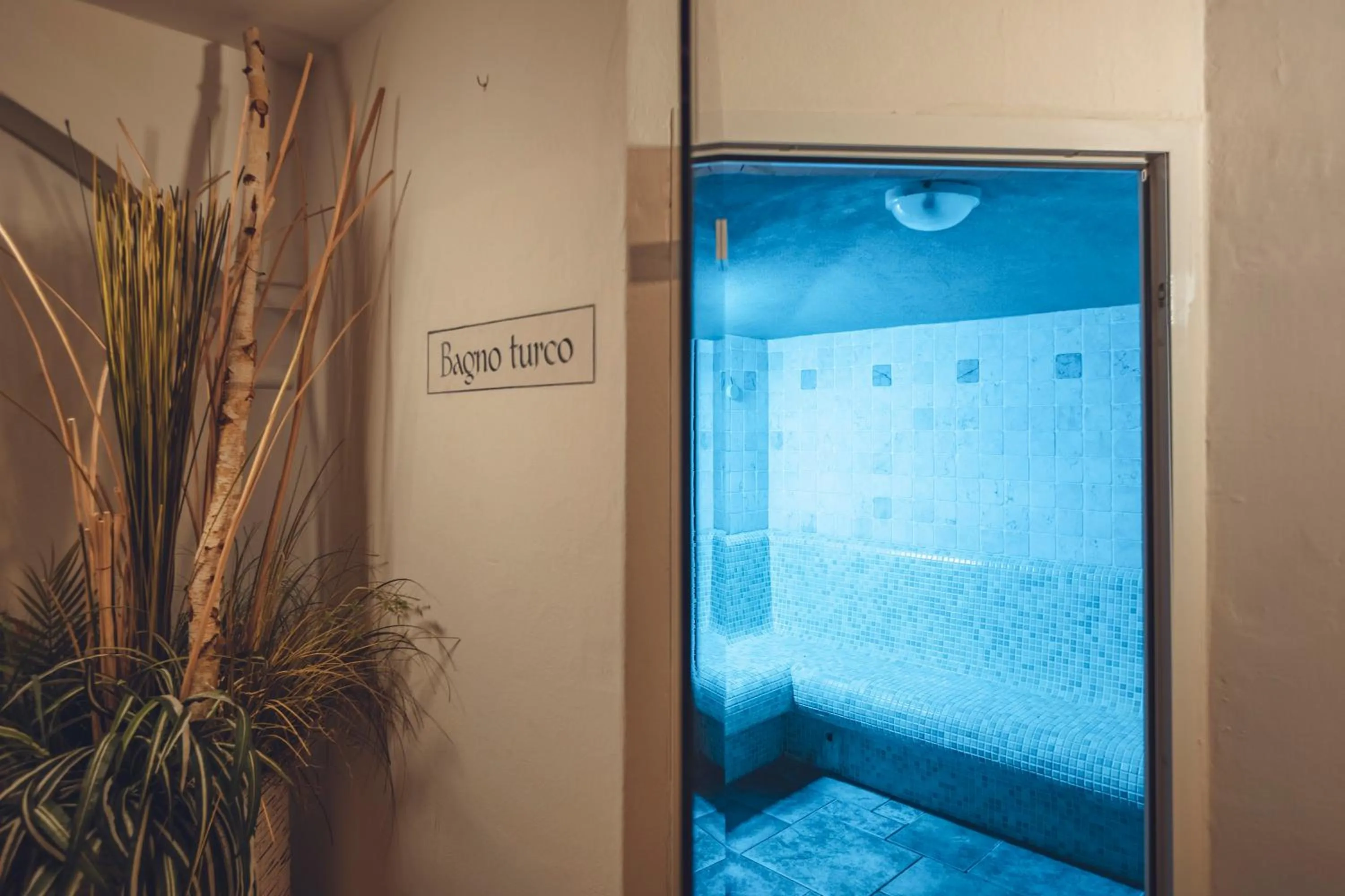 Steam room in Aparthotel Majestic