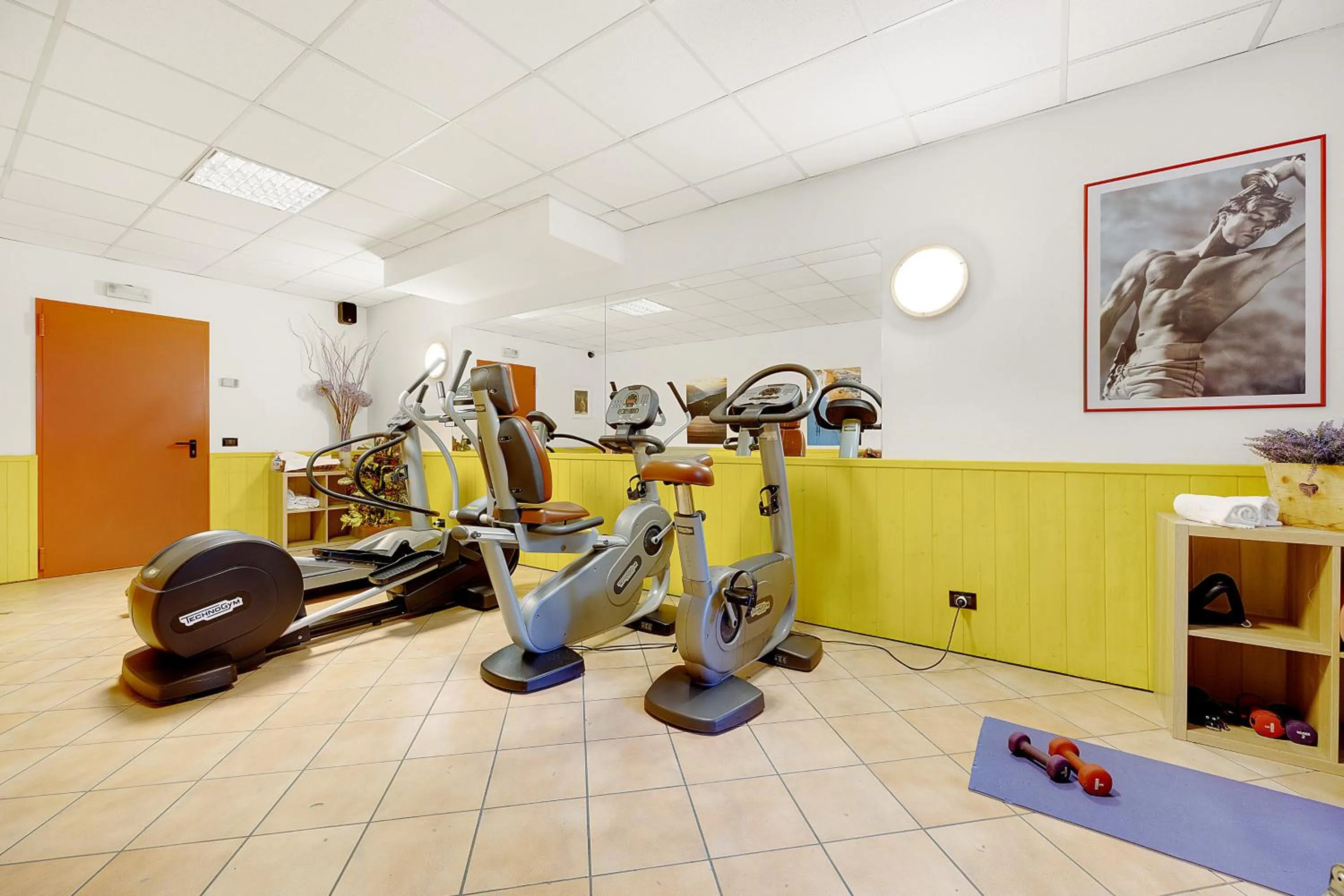 Fitness centre/facilities in Aparthotel Majestic