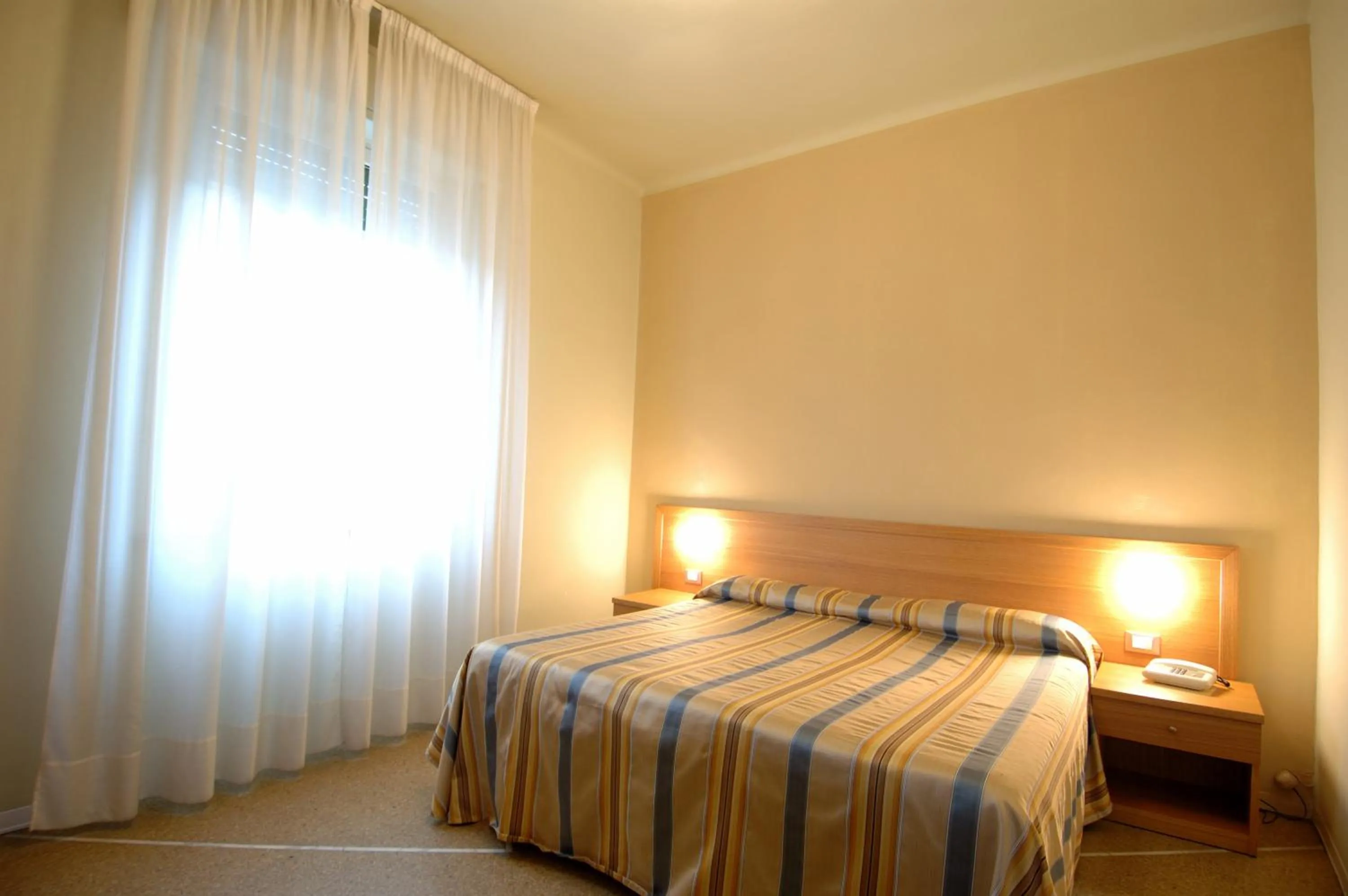 Bed in Hotel Moderno