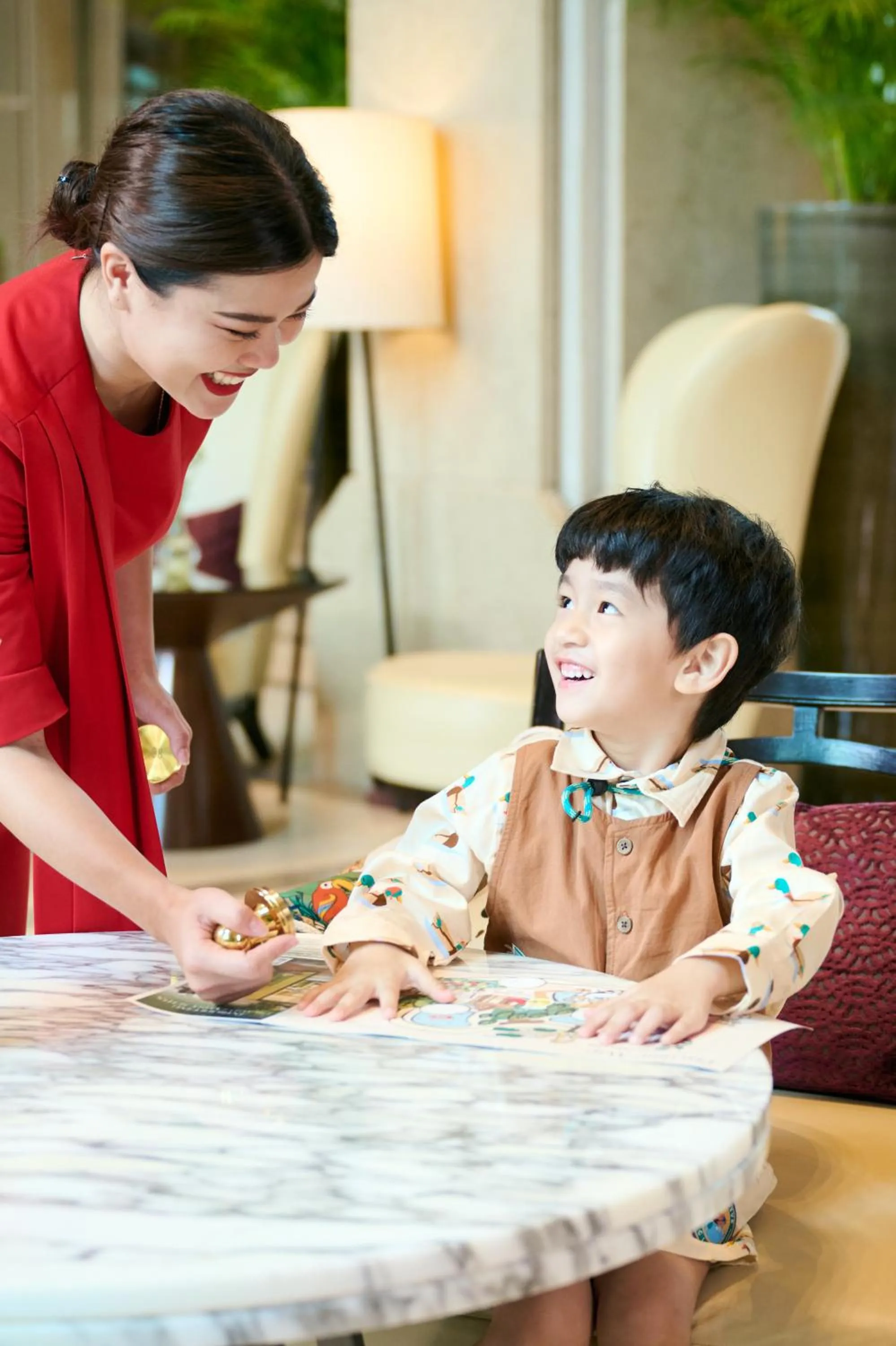 Lobby or reception in Siam Kempinski Hotel Bangkok