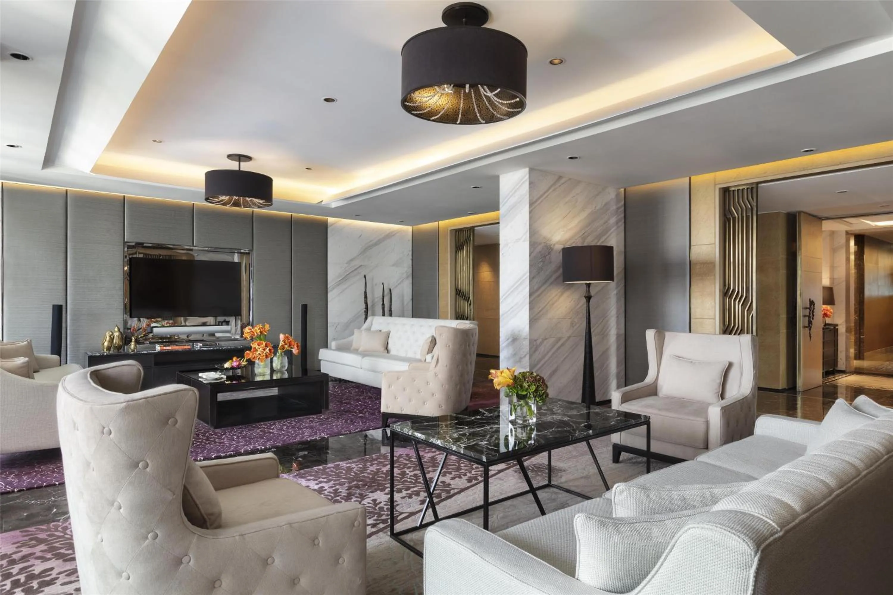 Bedroom in Siam Kempinski Hotel Bangkok