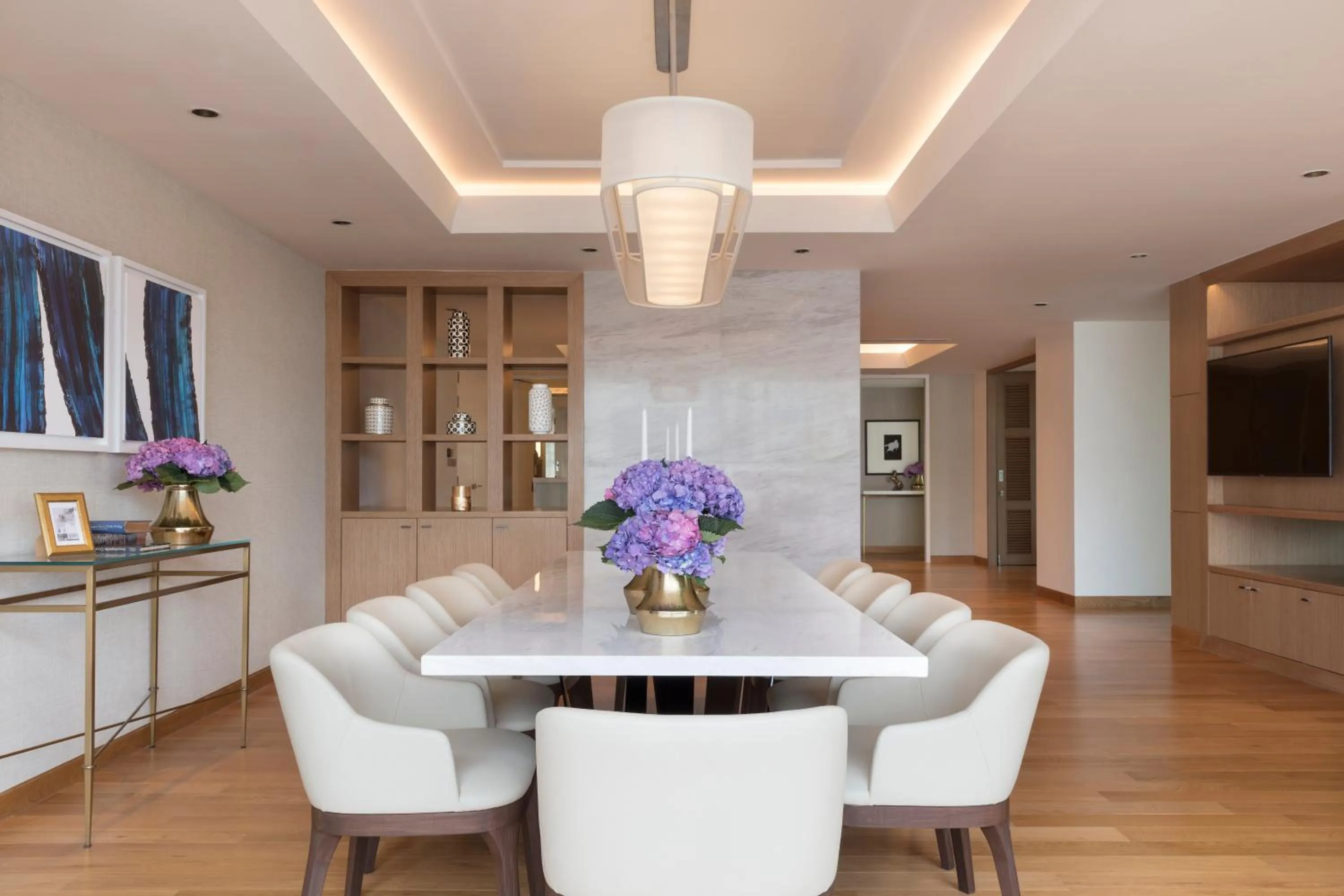 Dining area in Siam Kempinski Hotel Bangkok