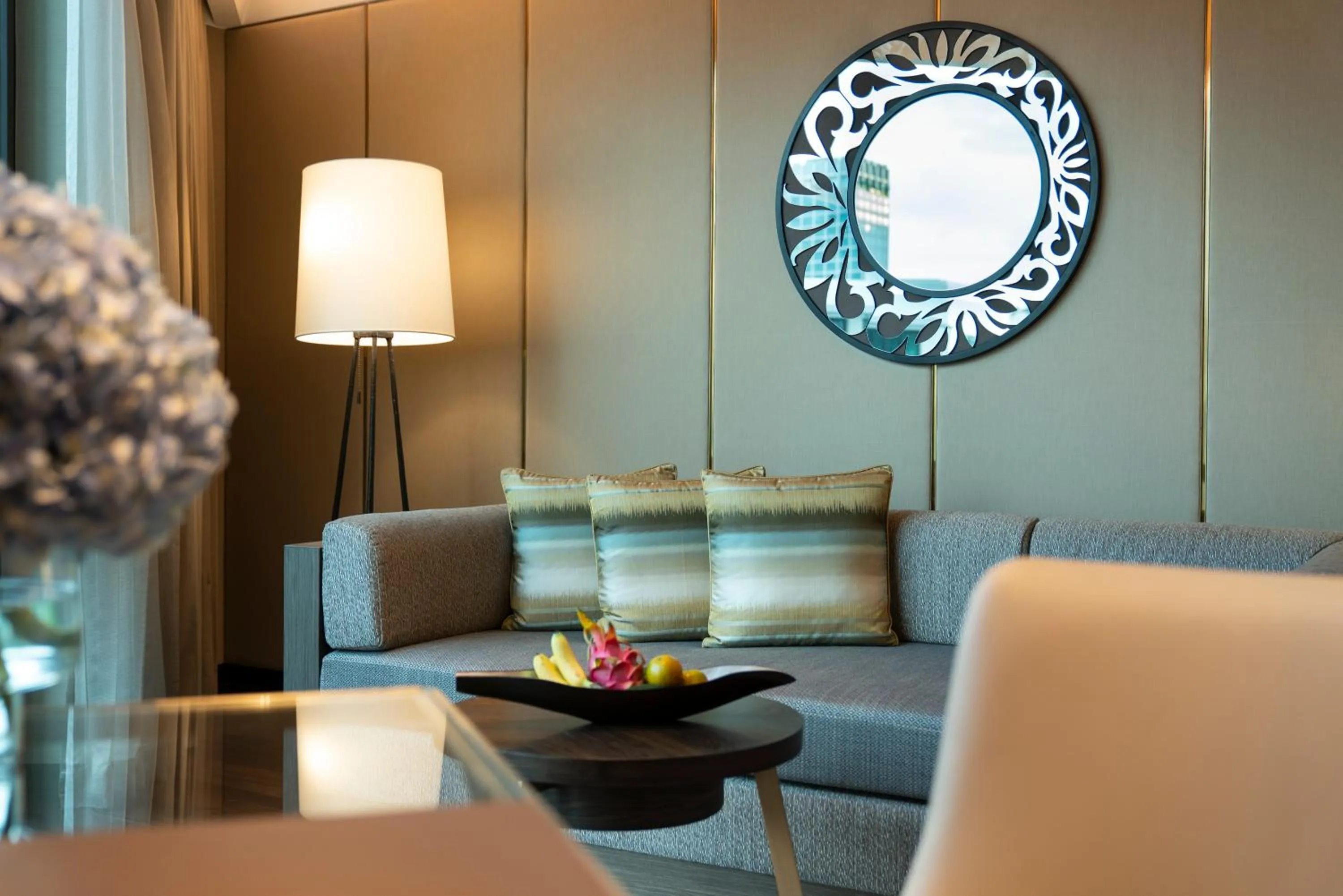 Seating area in Siam Kempinski Hotel Bangkok