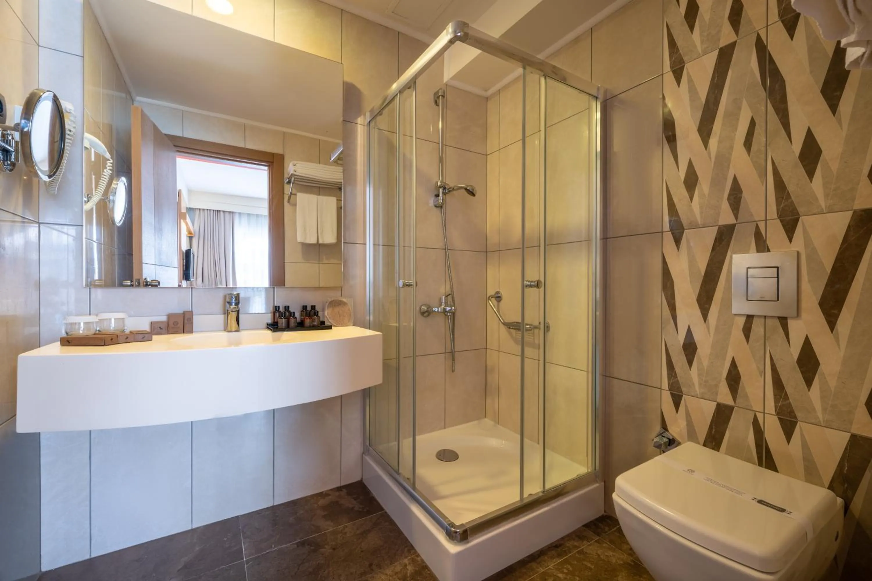 Shower in Selectum Family Resort Side