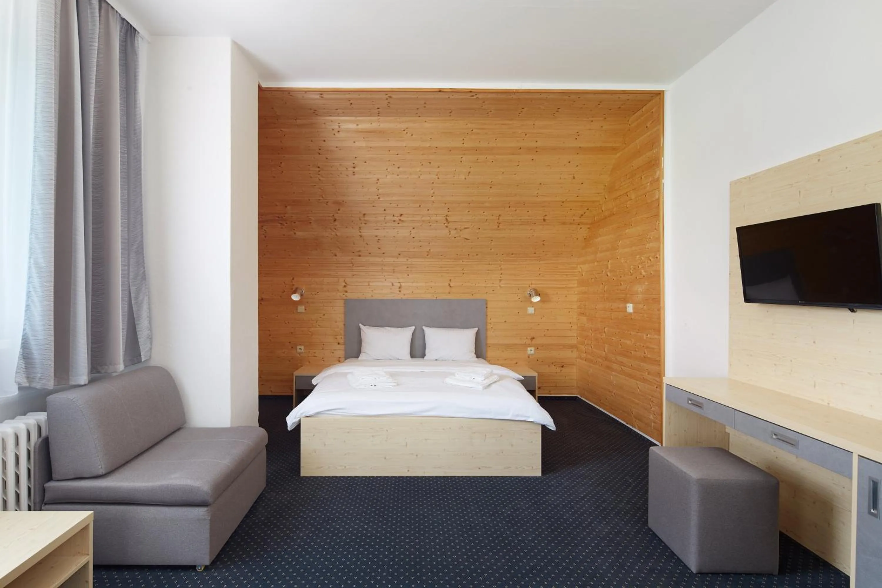 Bedroom, Bed in Hotel Červenohorské sedlo