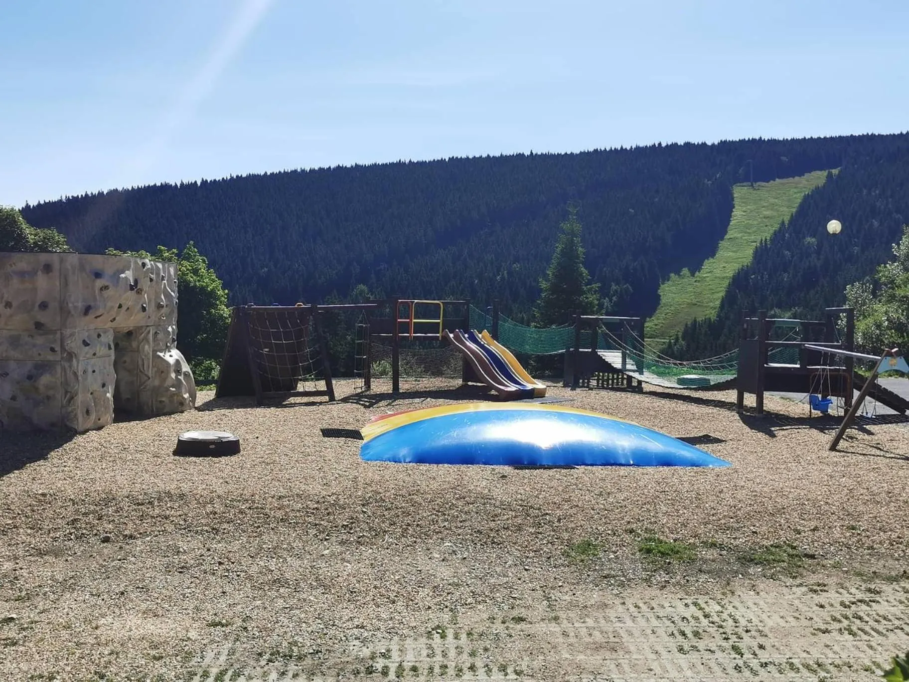 Children play ground in Hotel Červenohorské sedlo