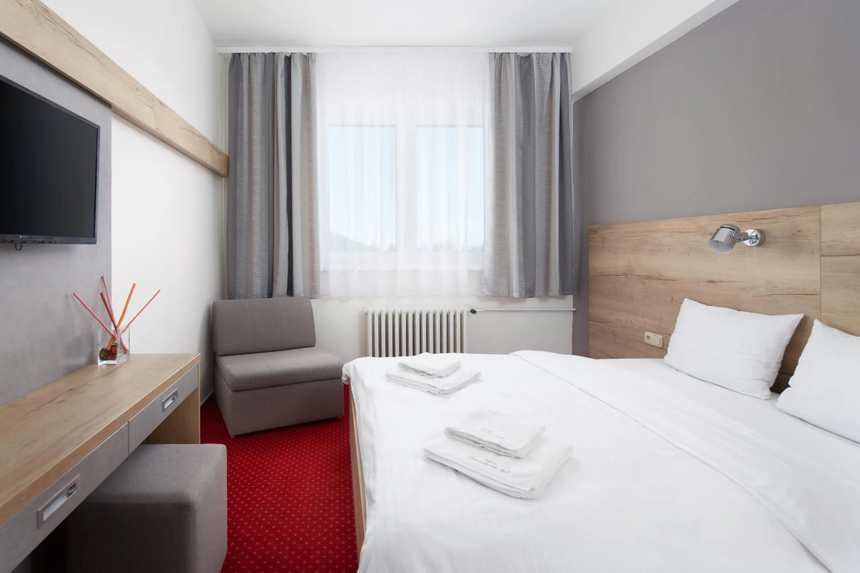 Bedroom, Bed in Hotel Červenohorské sedlo