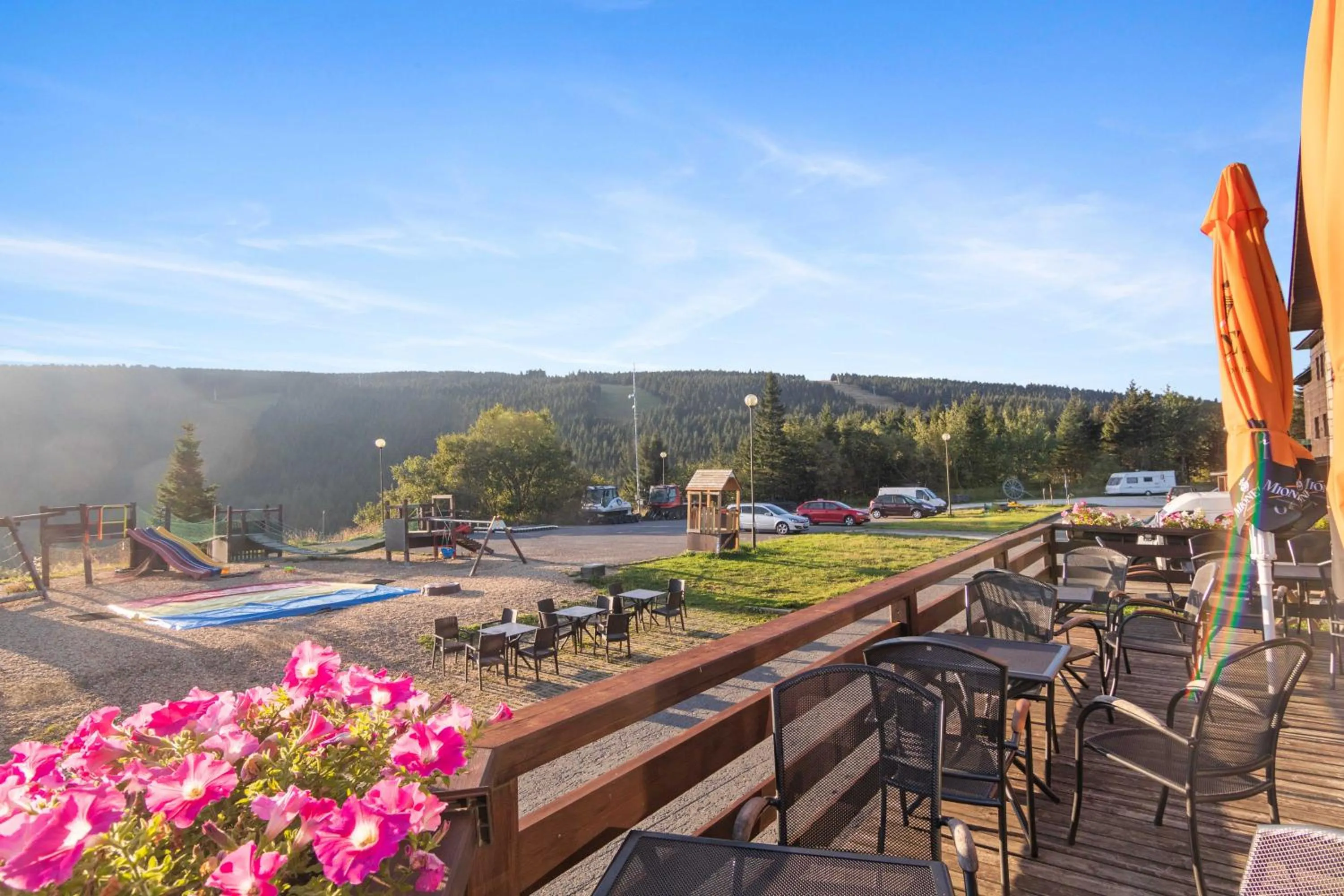 Balcony/Terrace in Hotel Červenohorské sedlo