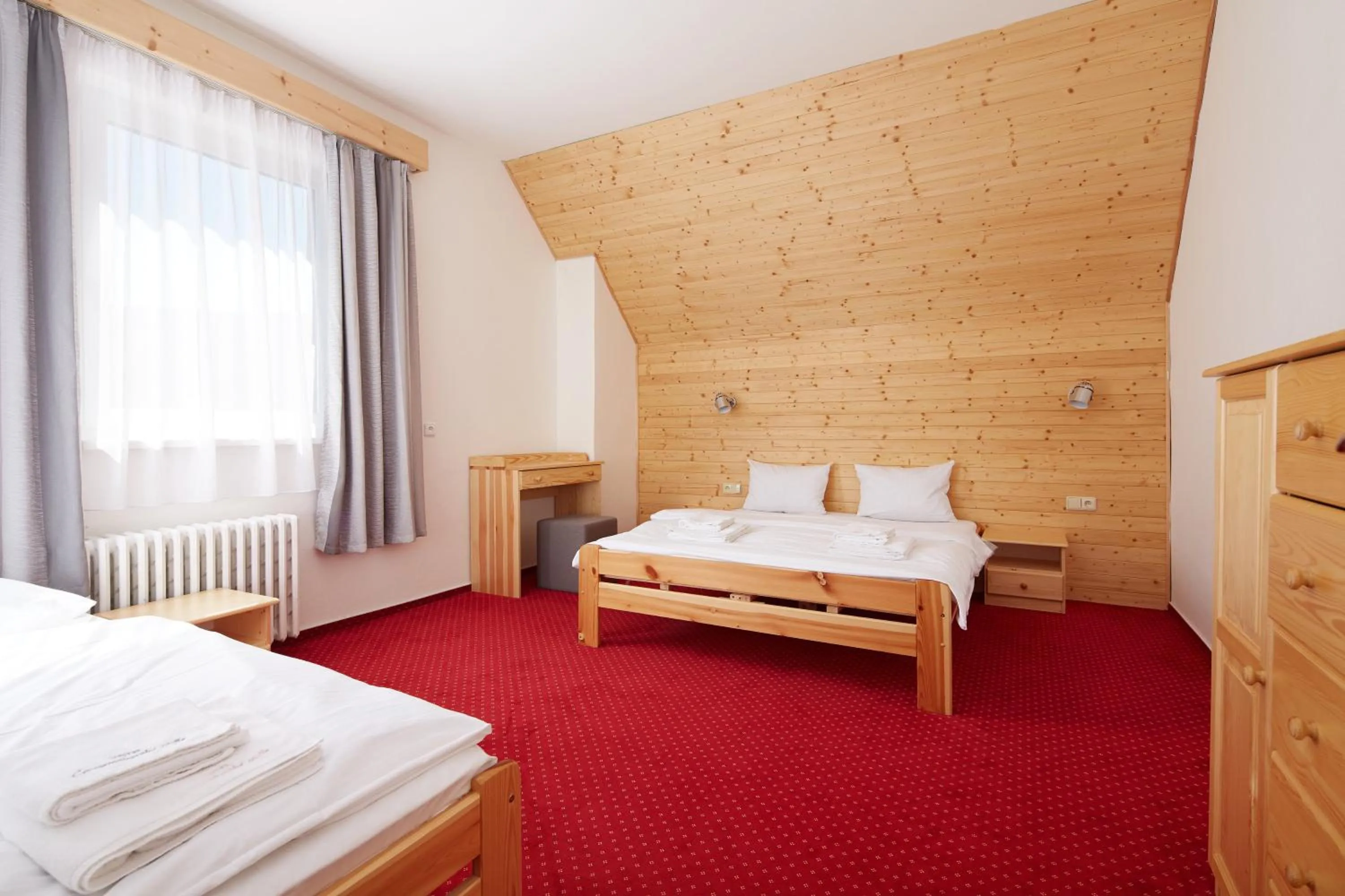 Bedroom, Bed in Hotel Červenohorské sedlo