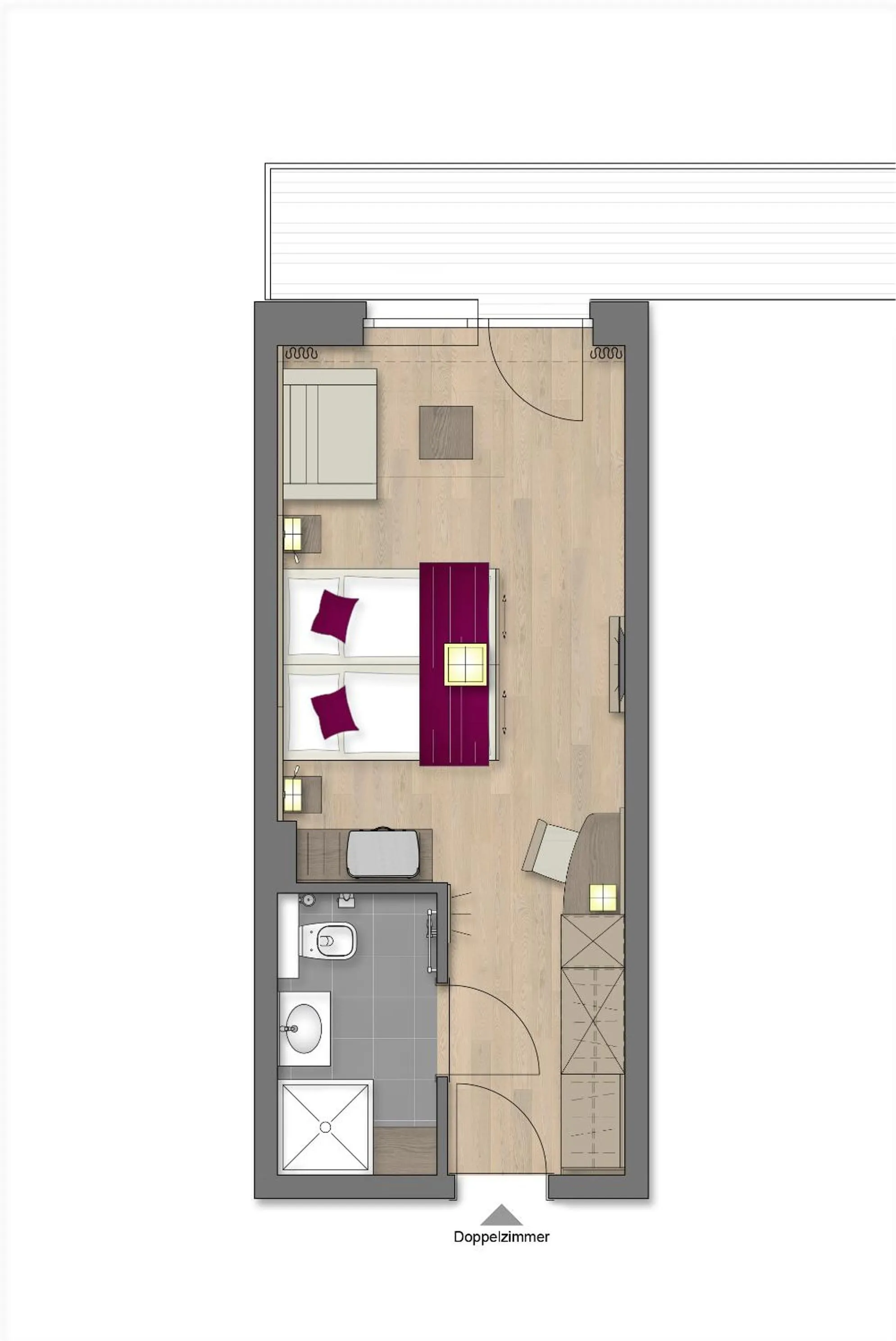 Photo of the whole room in OFENTÜRL alpine living