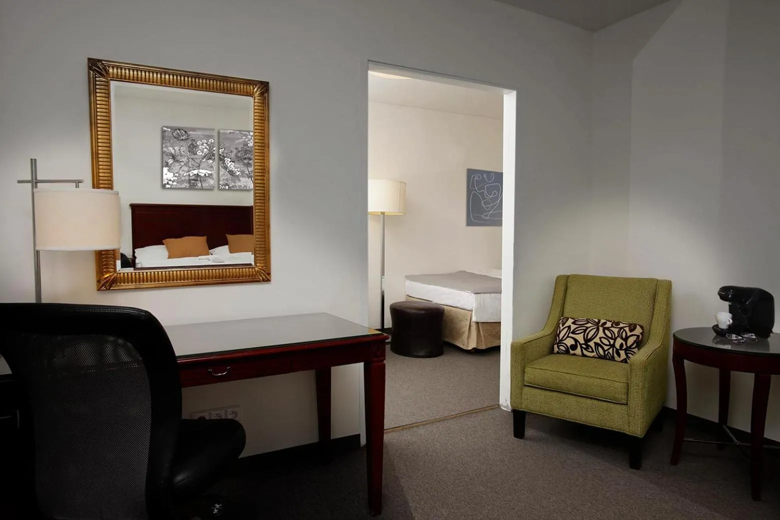 Photo of the whole room, Bed in Hotel Petrovy kameny