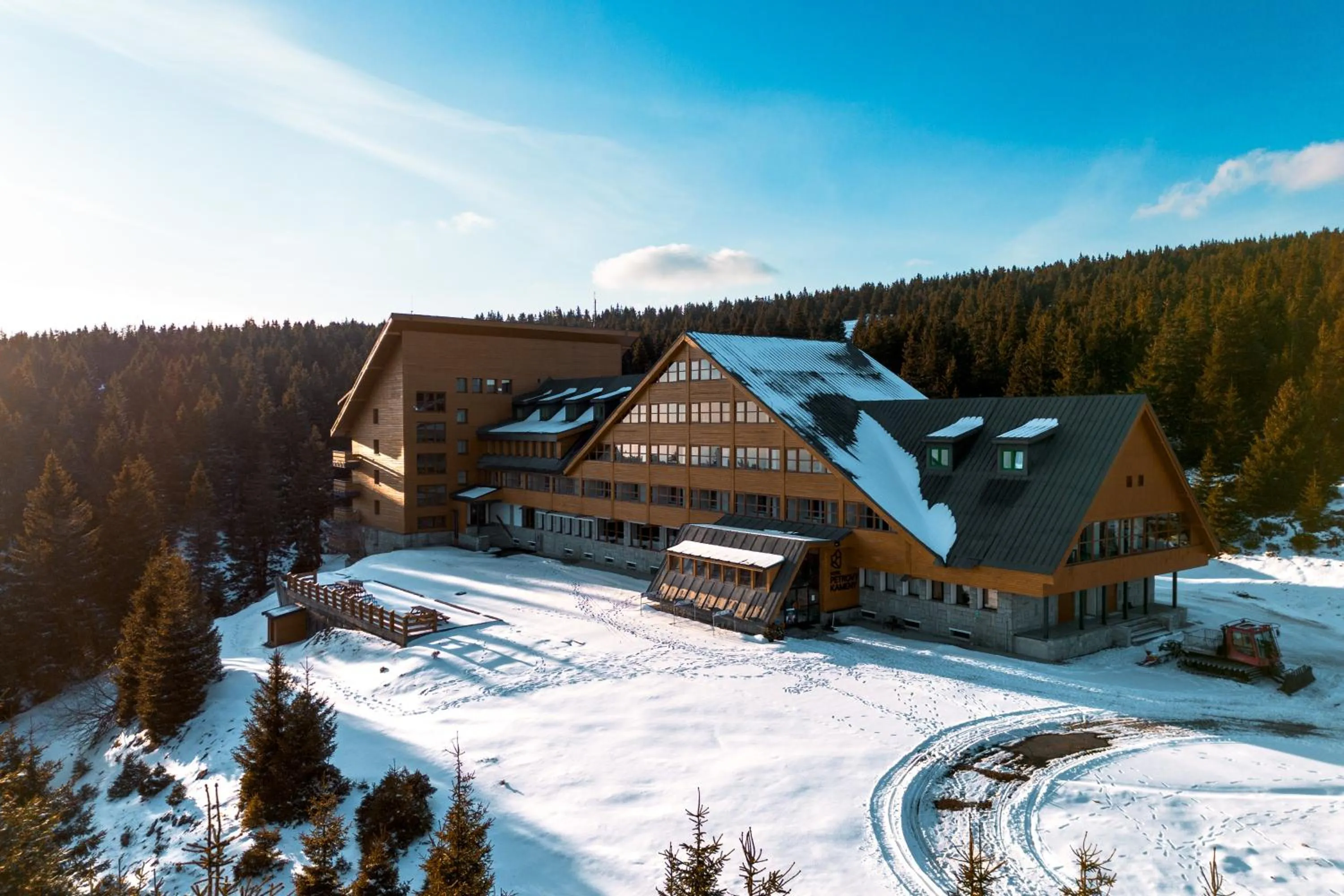 Winter in Hotel Petrovy kameny