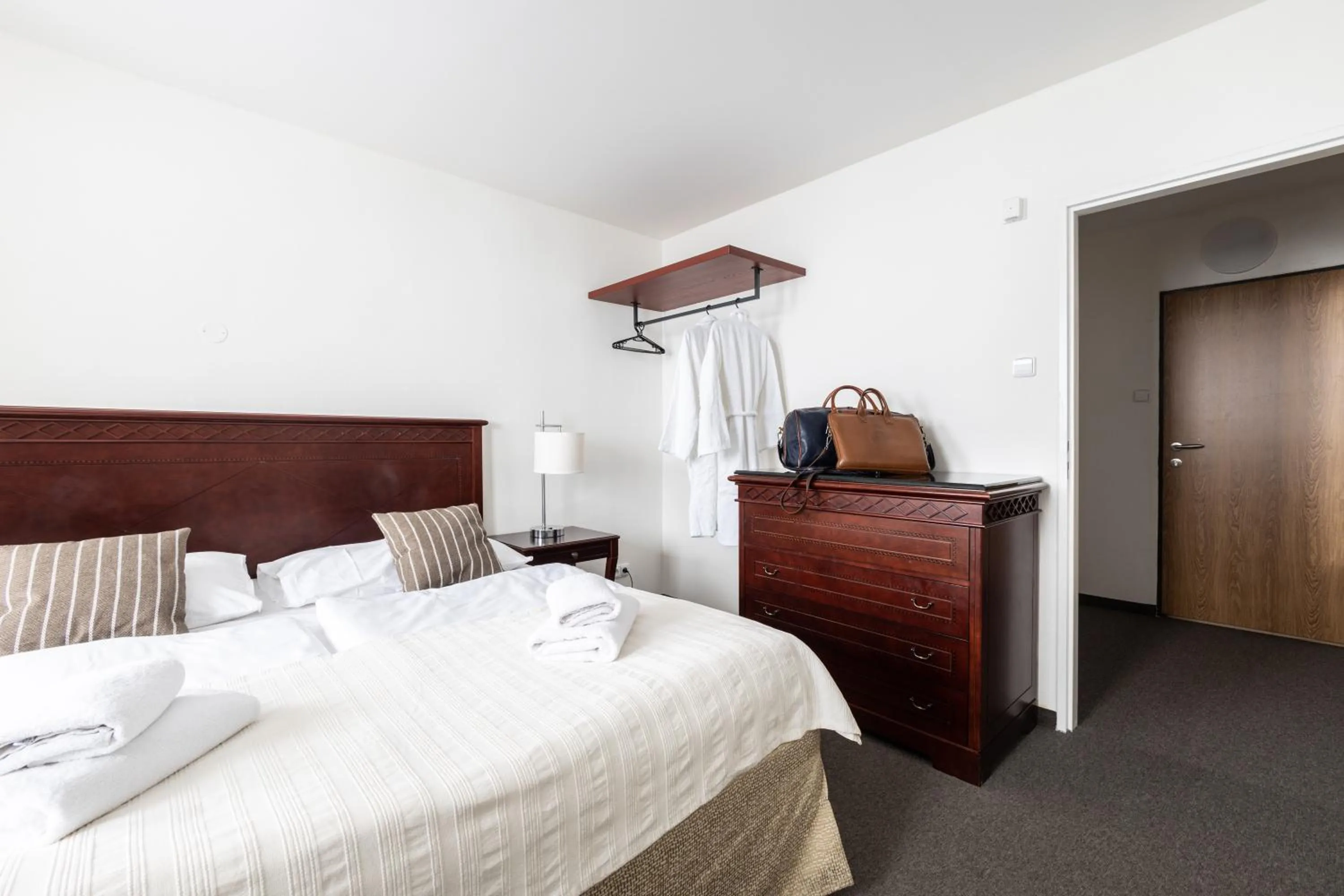 Bedroom, Bed in Hotel Petrovy kameny