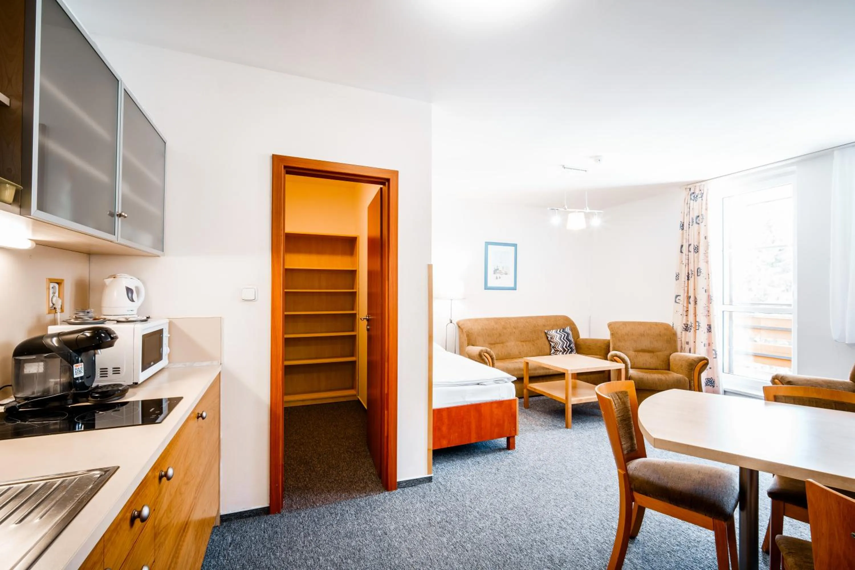 Kitchen or kitchenette in Hotel Petrovy kameny