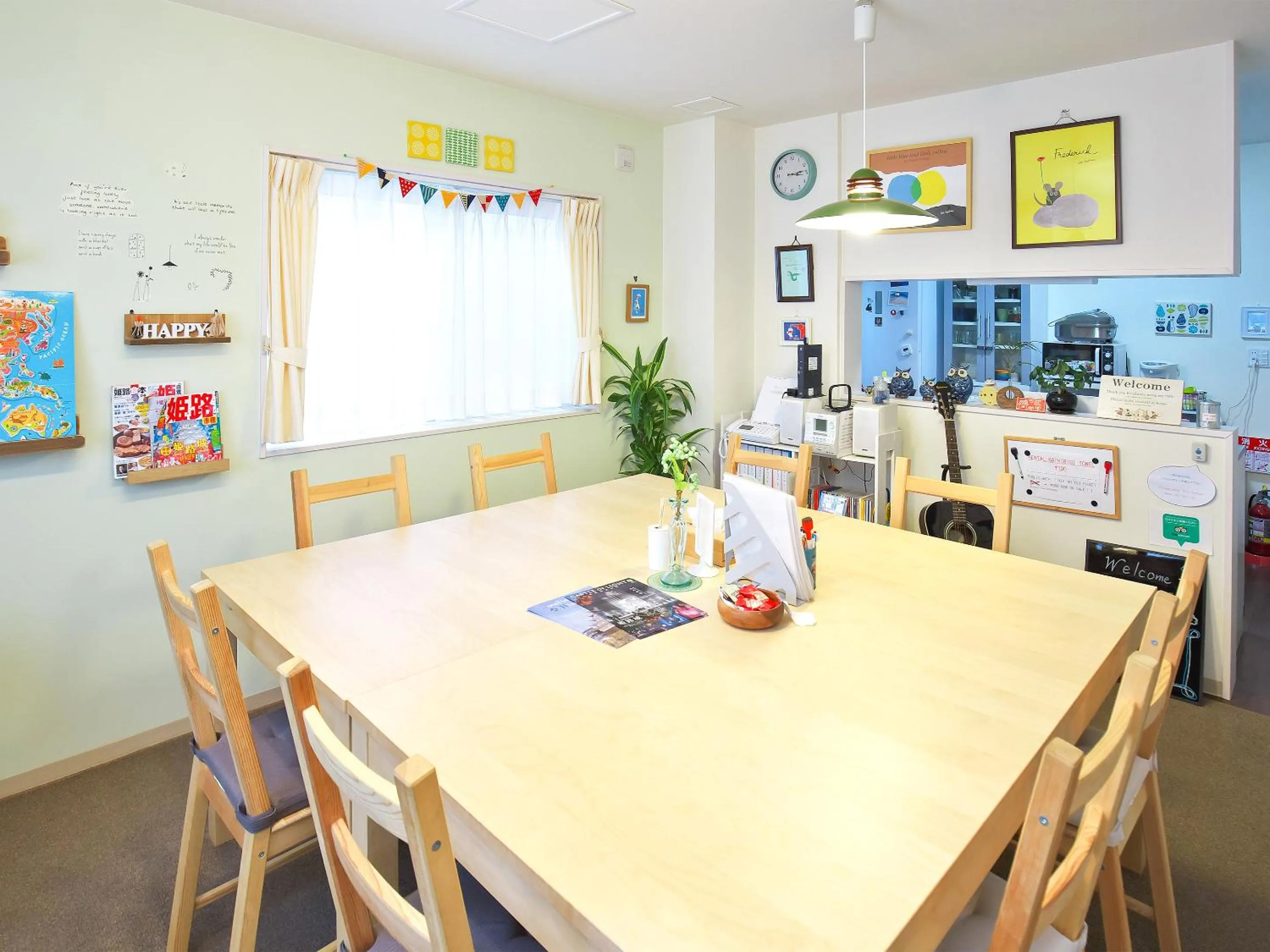 Living room in Shironoshita Guesthouse