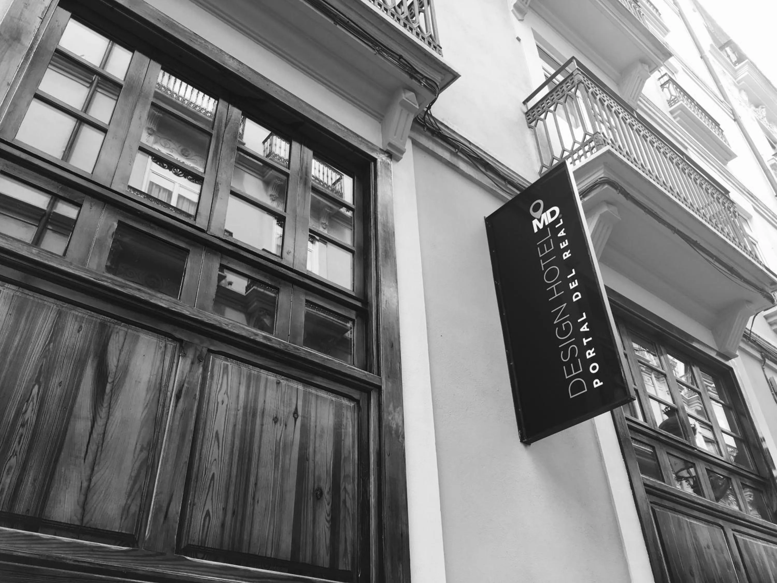 Property building in MD Design Hotel - Portal del Real