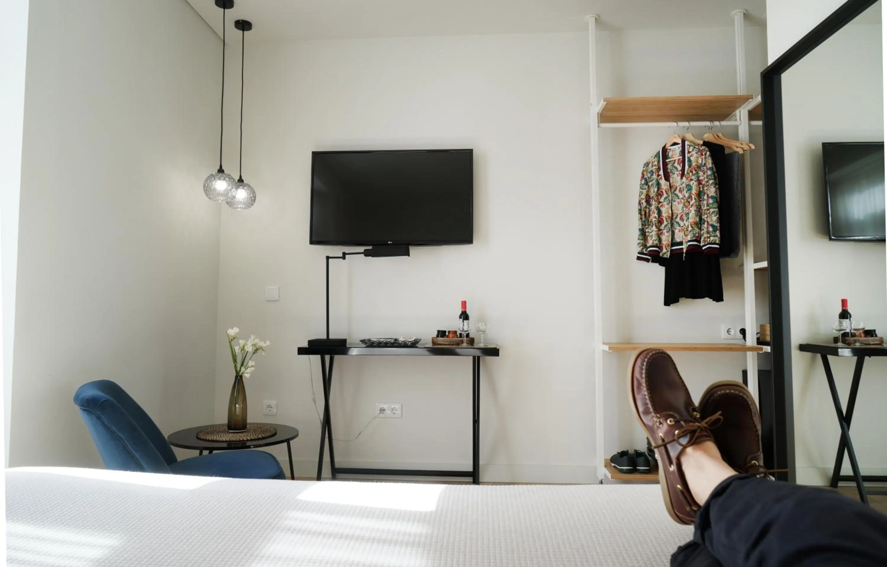 TV and multimedia, Bed in MD Design Hotel - Portal del Real