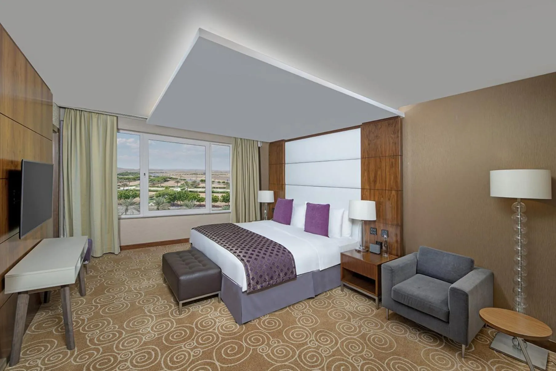 Photo of the whole room, Bed in Crowne Plaza Muscat OCEC by IHG