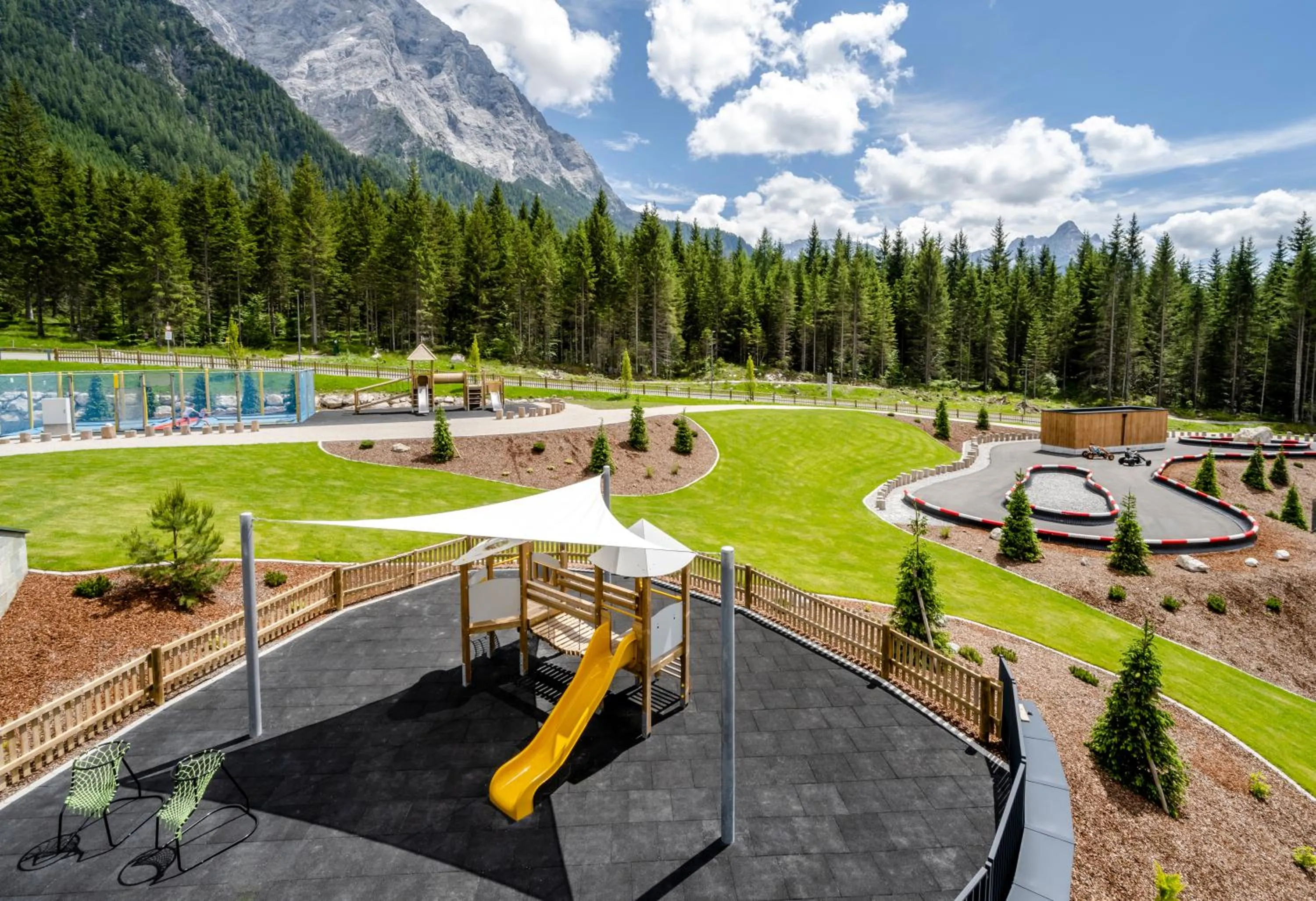 Children play ground in Zugspitz Resort
