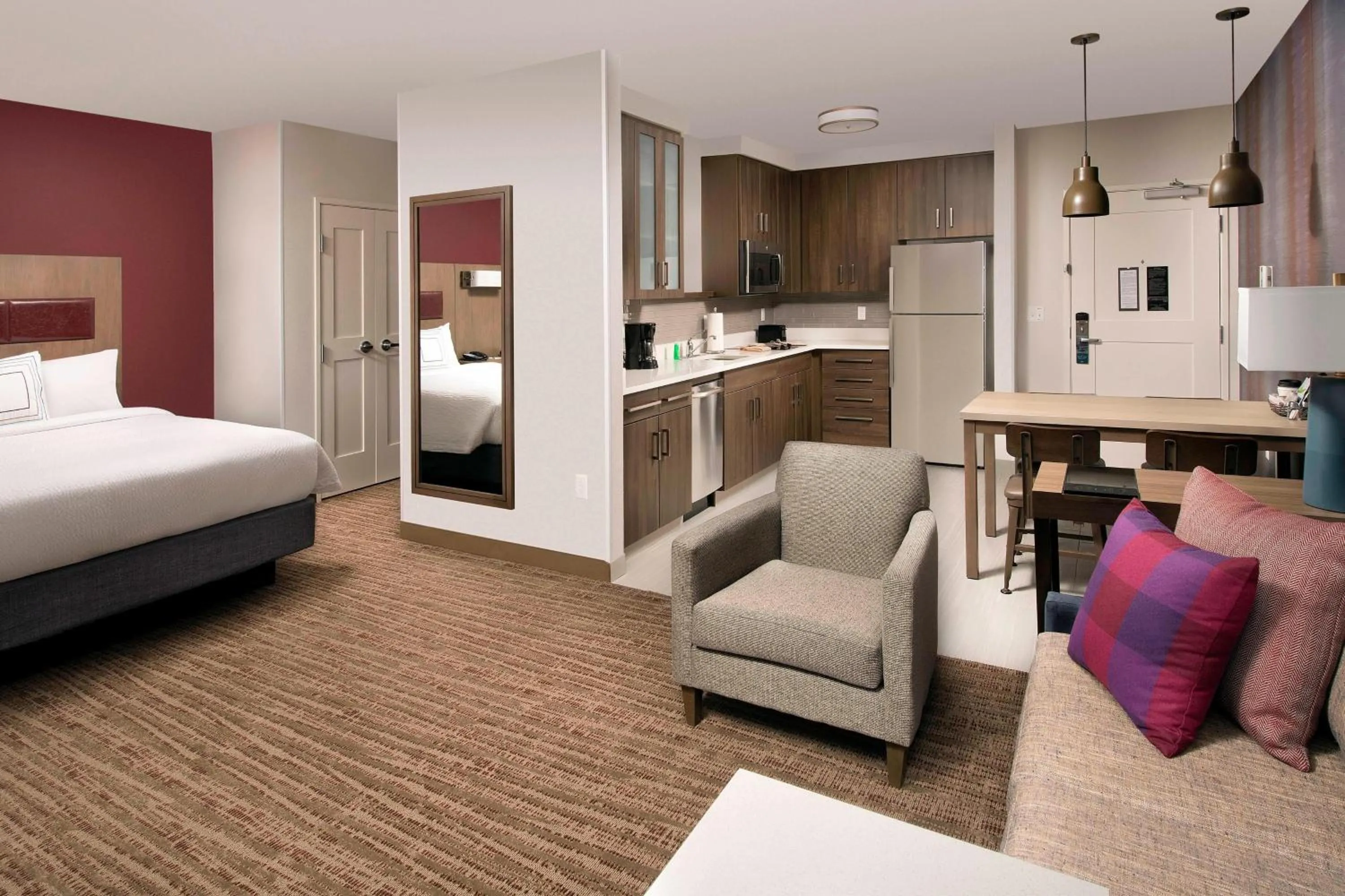 Photo of the whole room, Bed in Residence Inn by Marriott Baltimore Owings Mills
