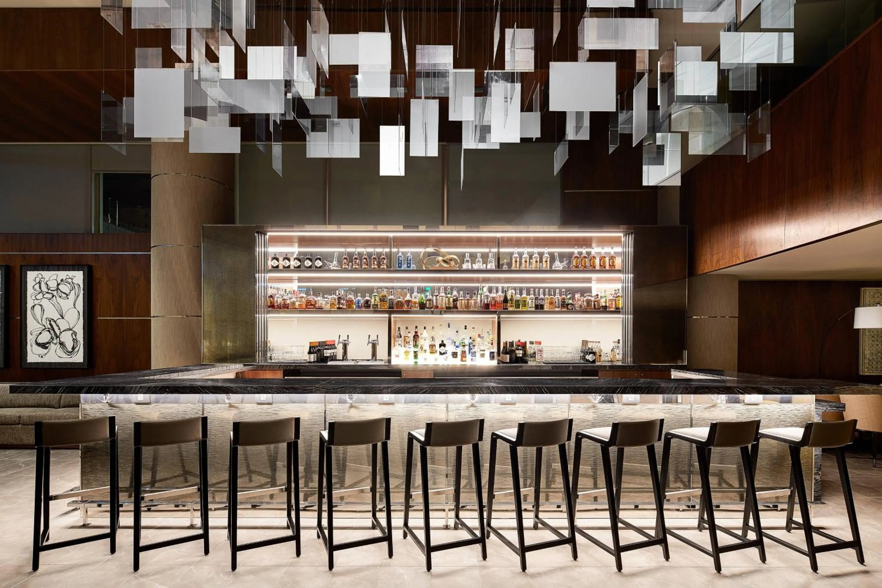 Lounge or bar in AC Hotel by Marriott Dallas Downtown