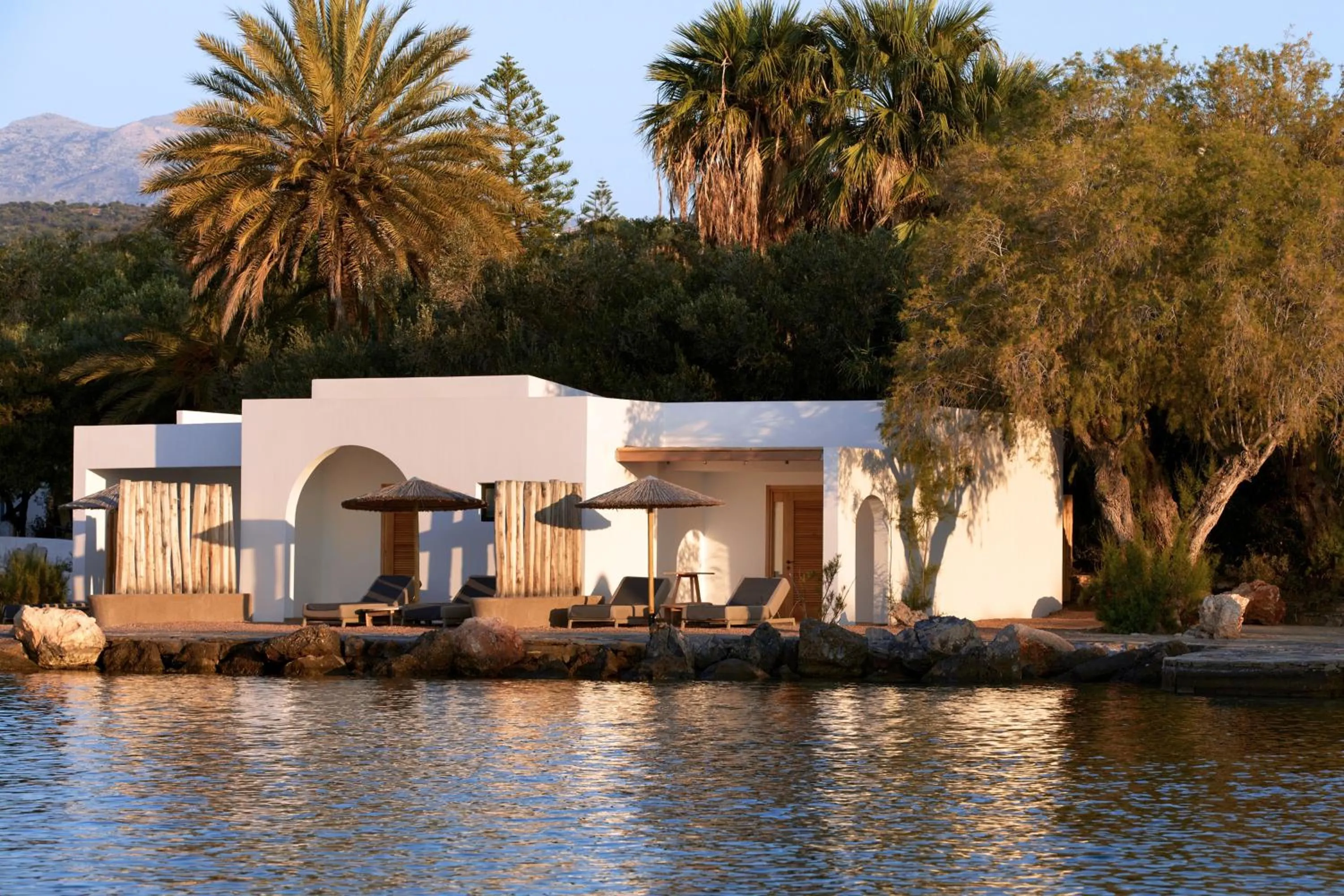 Property building in Minos Beach Art Hotel, a Member of Design Hotels