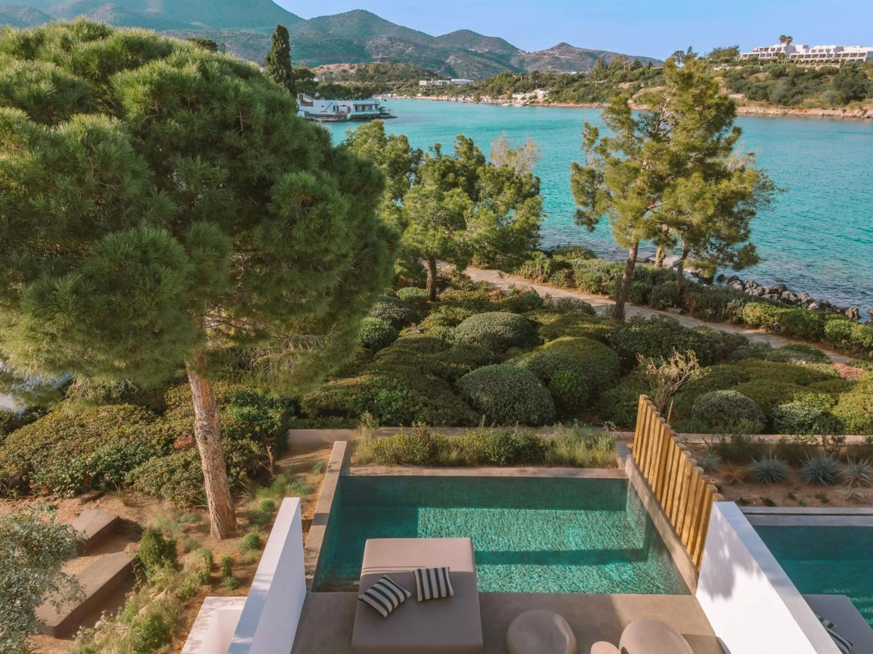 Swimming pool in Minos Beach Art Hotel, a Member of Design Hotels