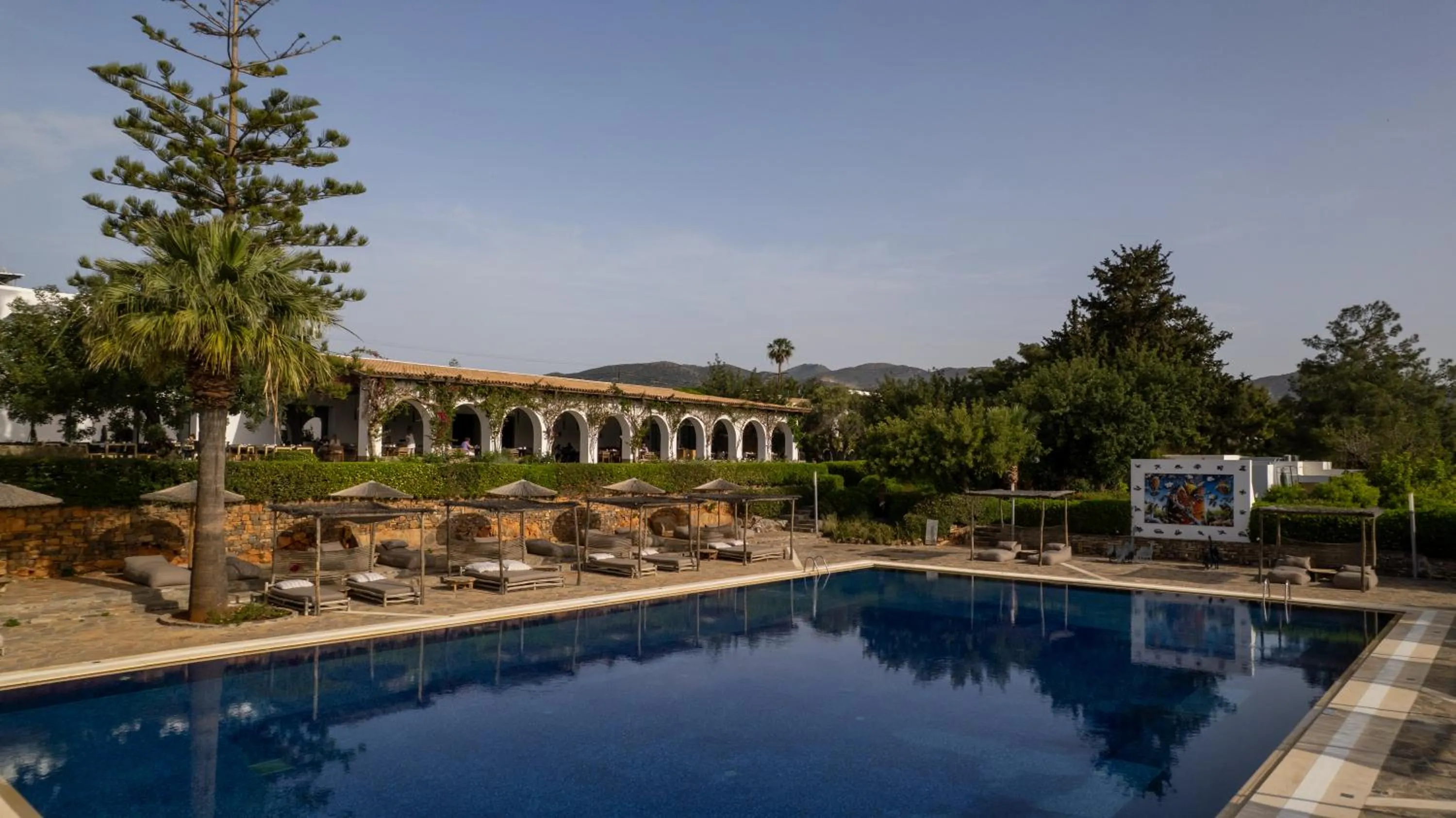 Swimming pool in Minos Beach Art Hotel, a Member of Design Hotels