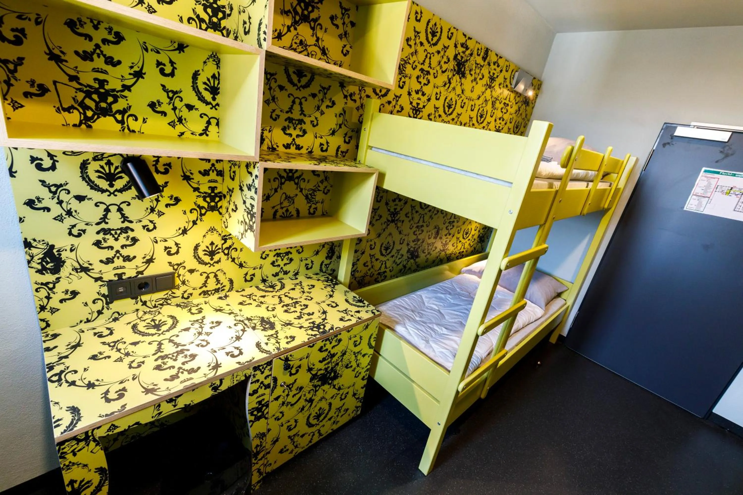 bunk bed, Bed in Youth Hostel Würzburg