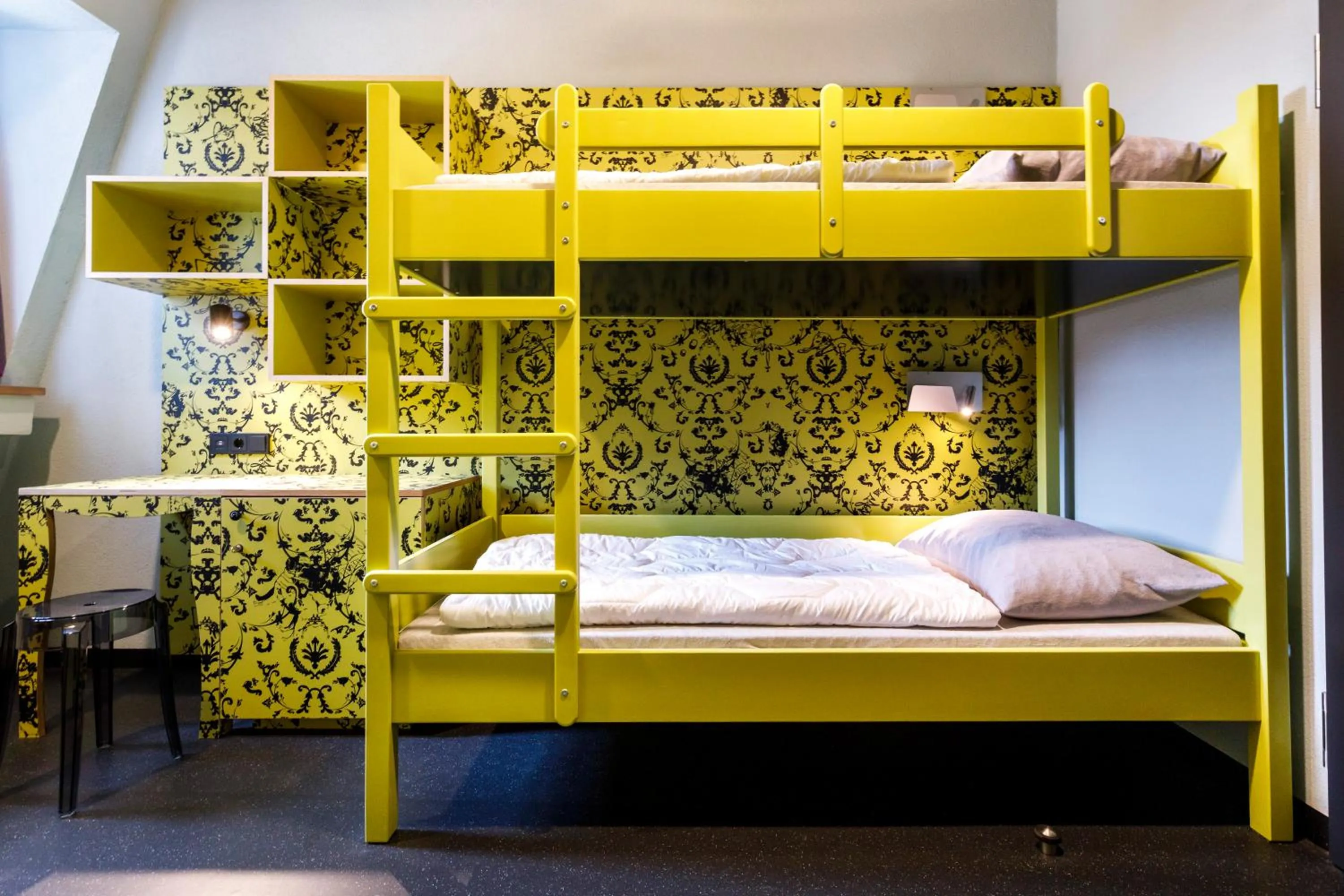 bunk bed, Bed in Youth Hostel Würzburg