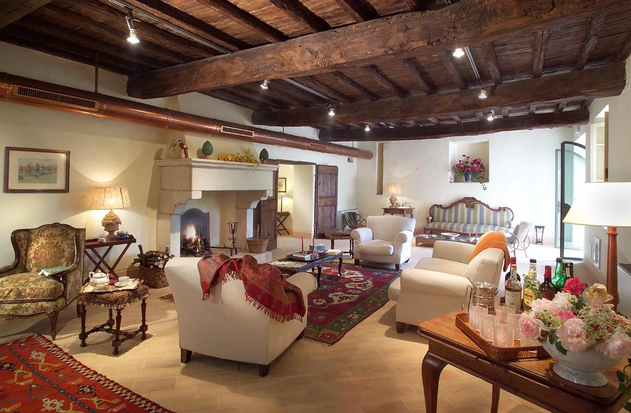Living room in Borgo Della Marmotta